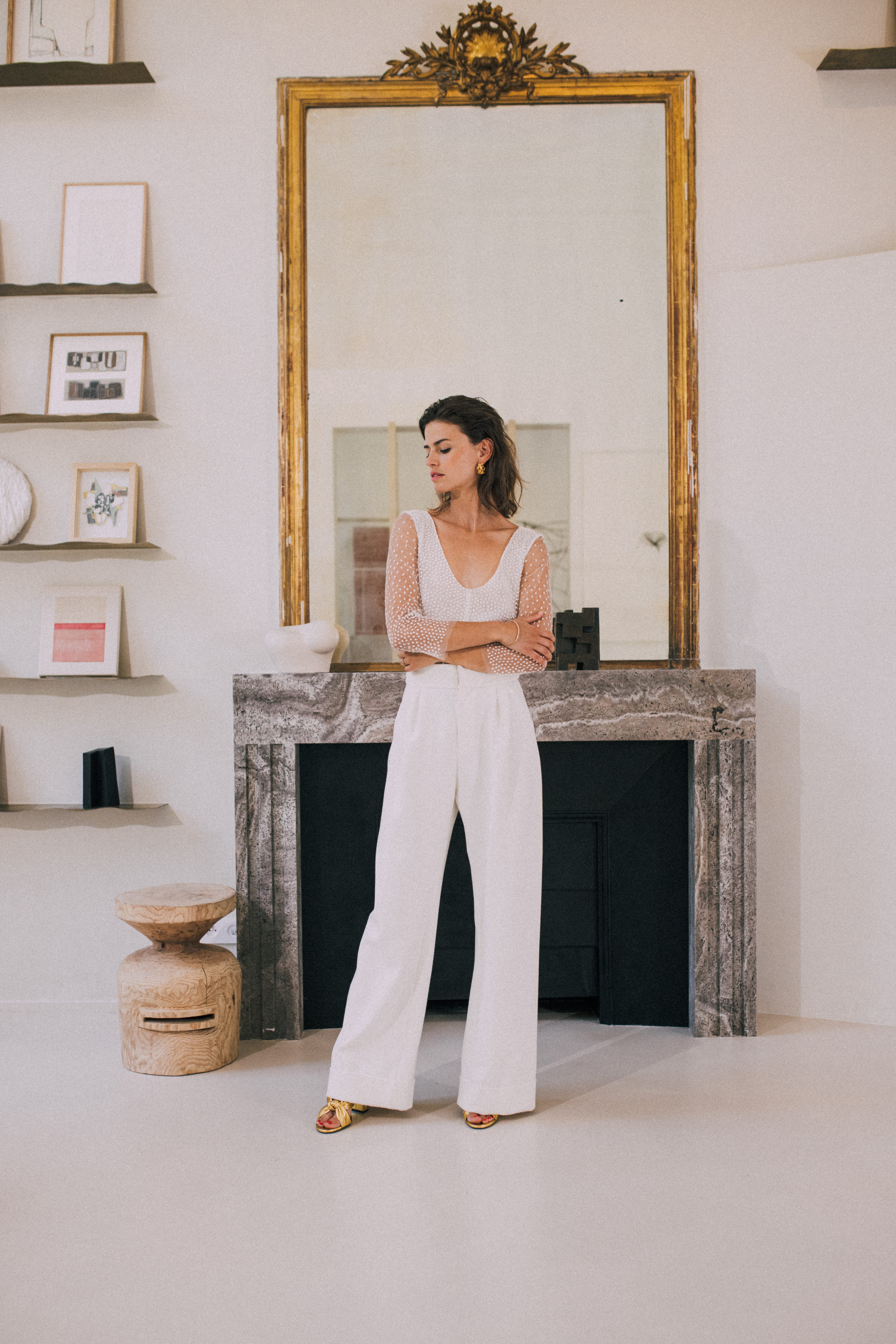 Maison Floret Prêt-à-marier Douglas top tulle plumetis