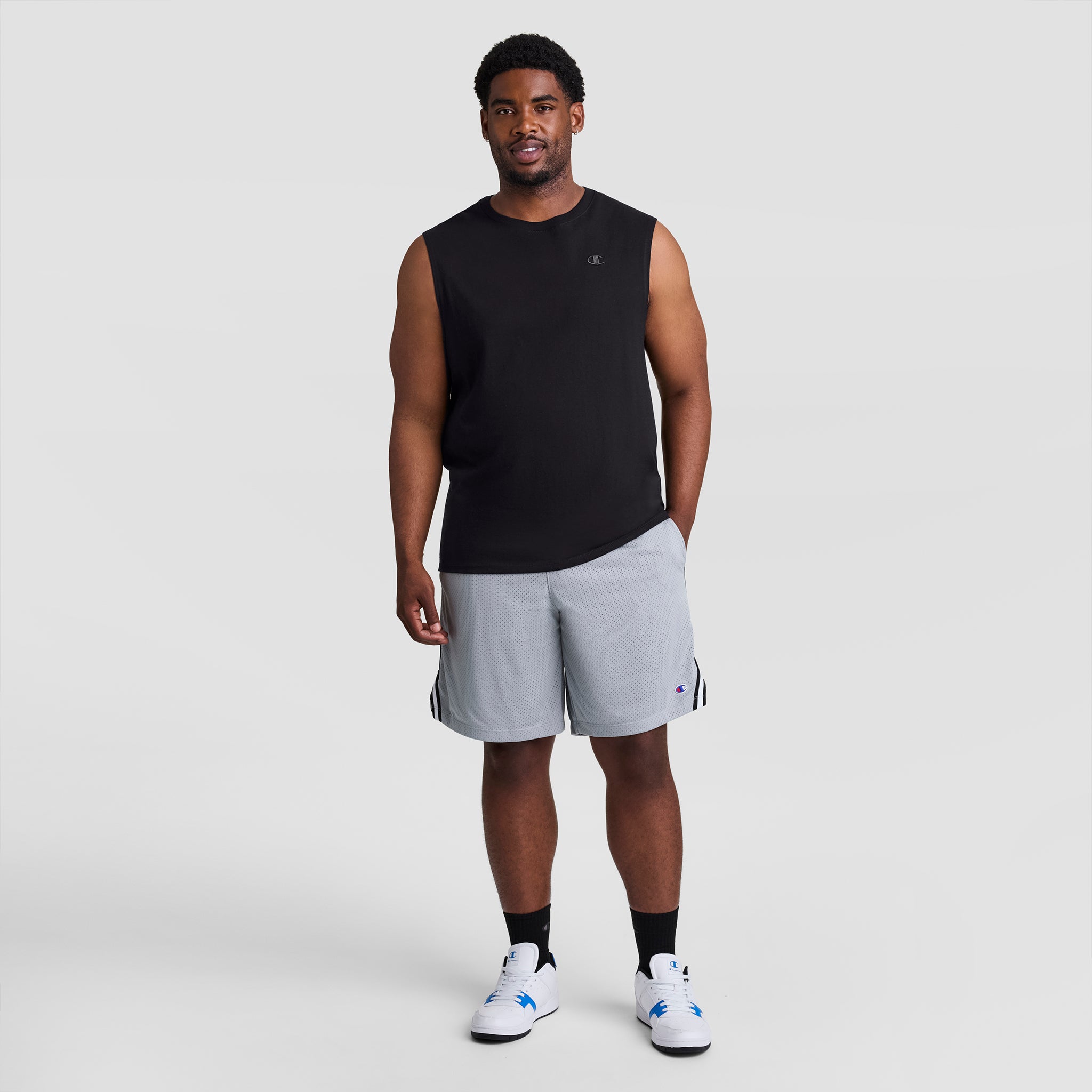 Champion Muscle Tank débardeur Black coton Big Tall