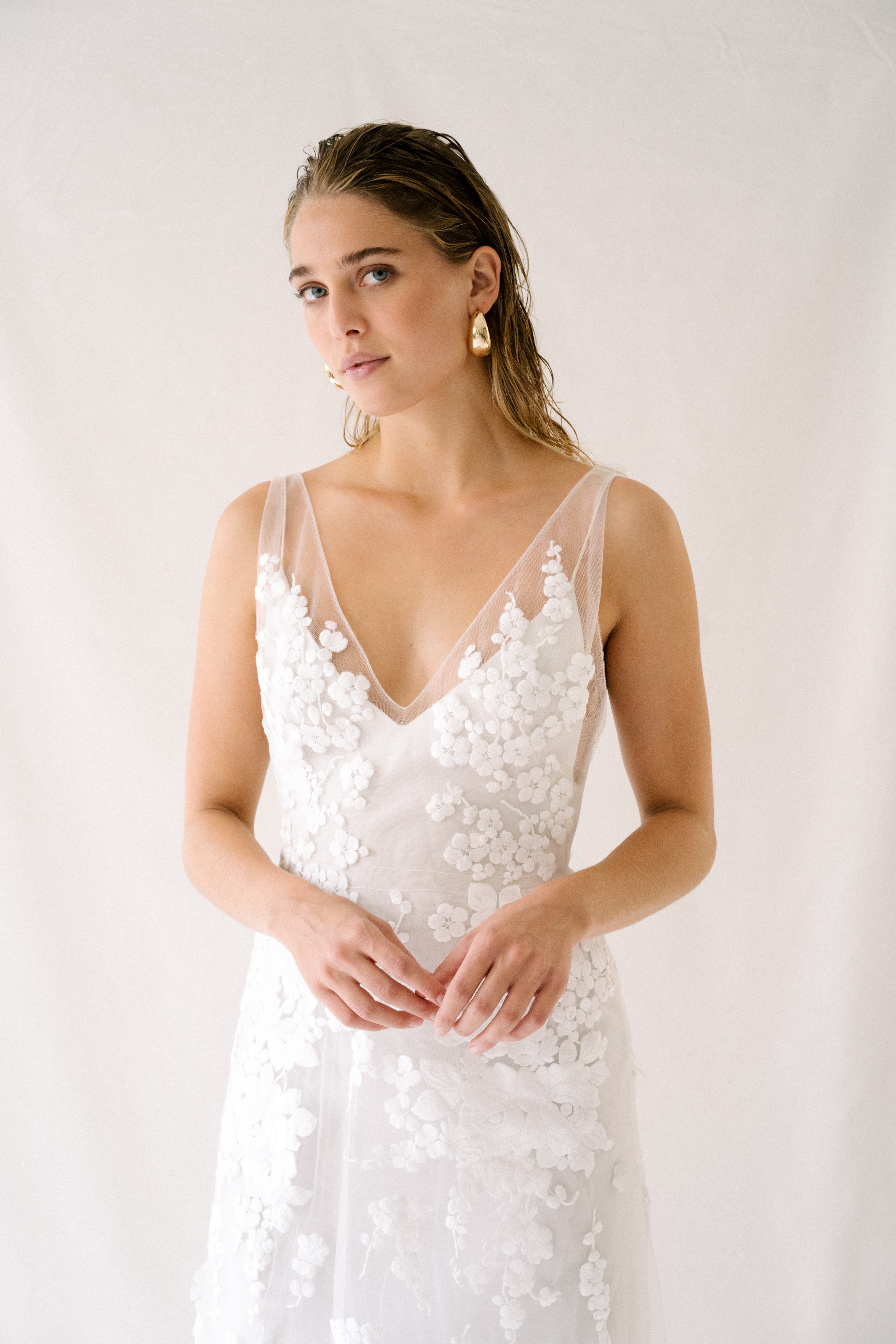 Maison Floret Sur-mesure Aksel robe tulle broderie italienne