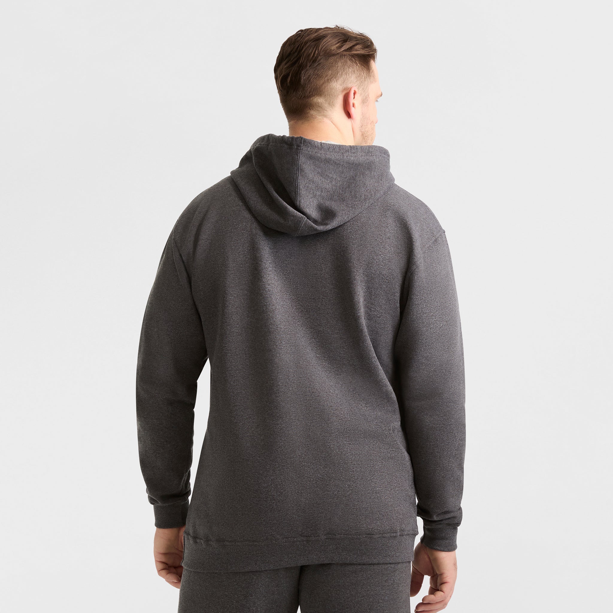 Champion Powerblend Hoodie sweat capuche homme Gris grande taille