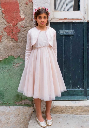 Le Jour de Notre Oui Scarlett Nude robe fille cérémonie nude