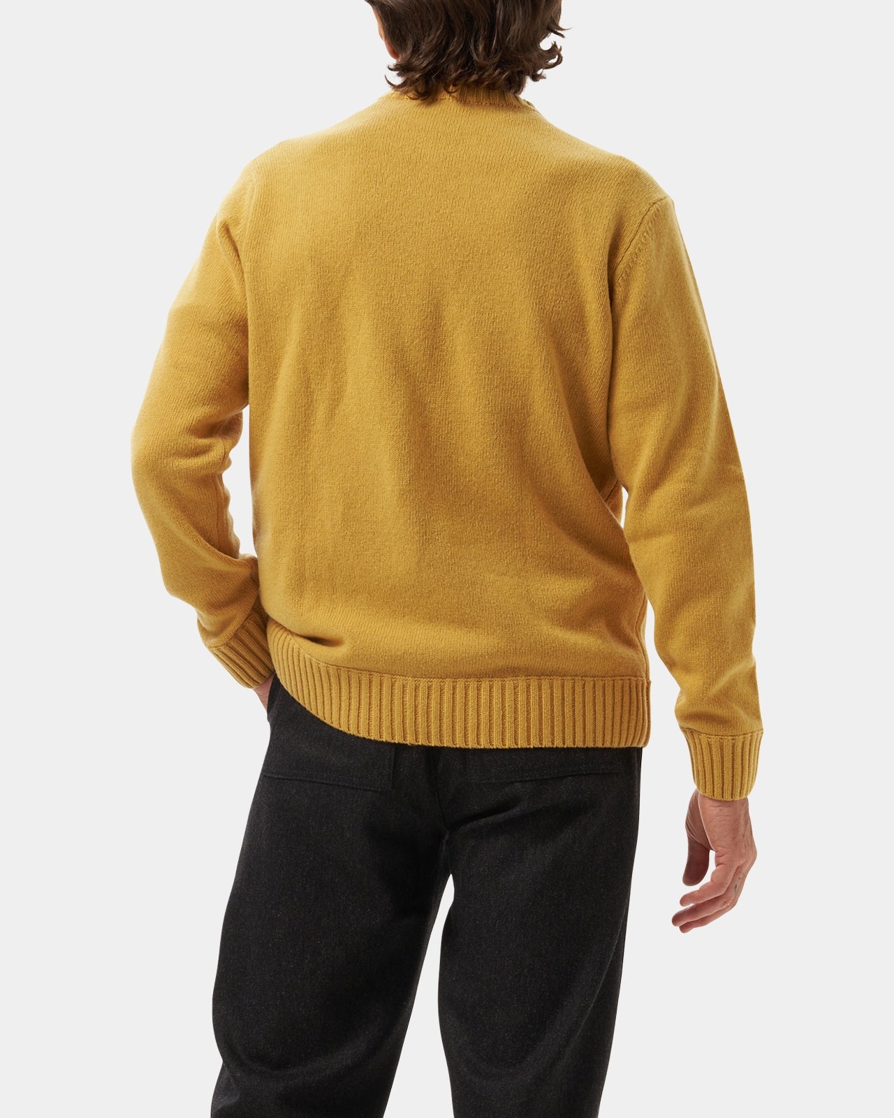 Lafaurie Claudio pull laine jaune miel jauge 7