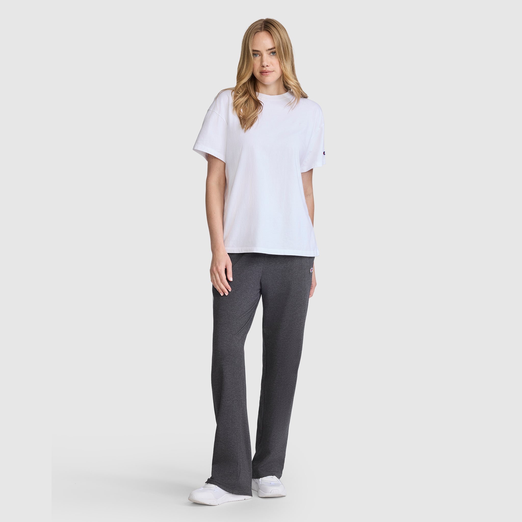 Champion Lightweight Lounge Pants C Logo pantalon Granite Heather