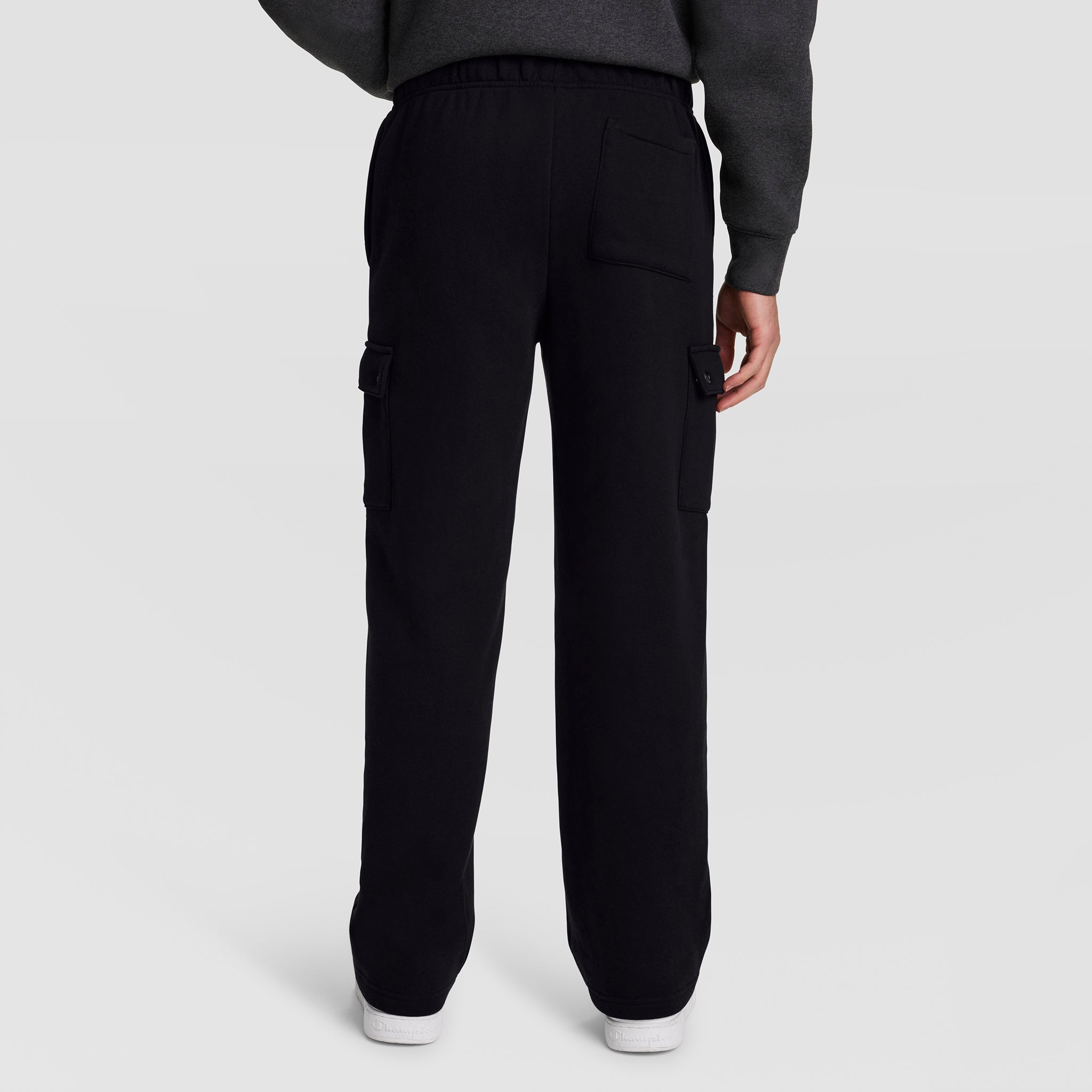 Champion Fleece Cargo Pantalon jogging noir logo C
