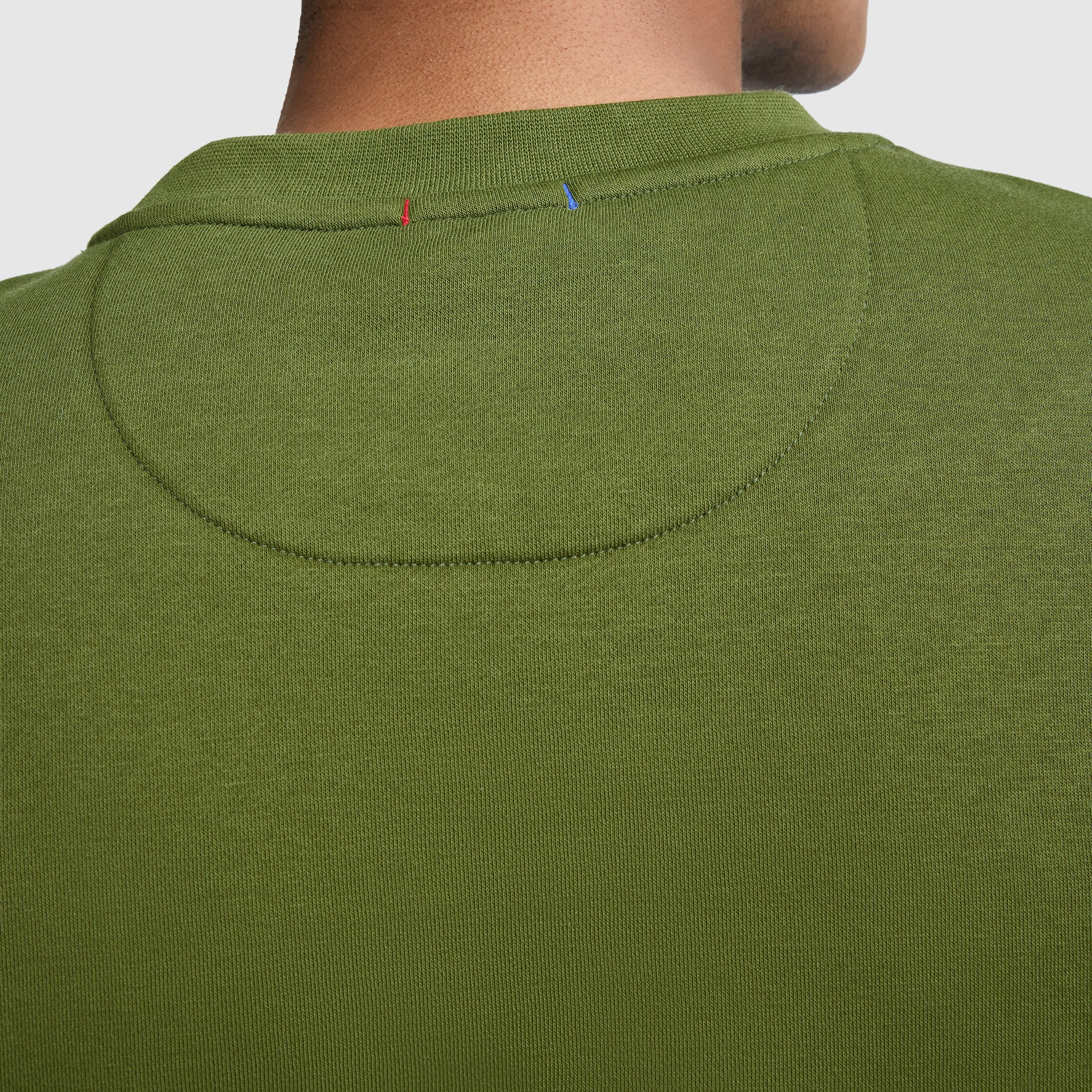 Champion Powerblend Classic Script sweat col rond vert Chive