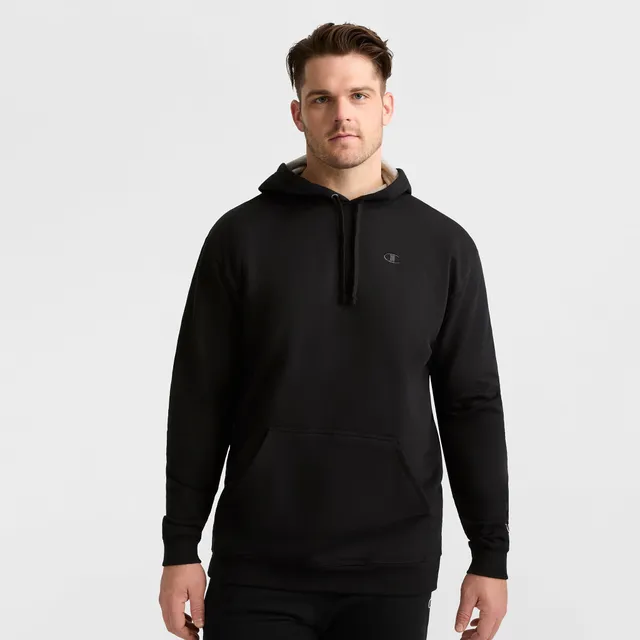 Champion Powerblend Hoodie sweat capuche homme Noir grande taille