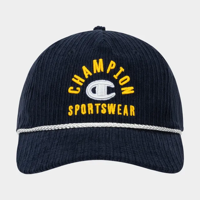 Champion Stephen casquette réglable velours bleu marine