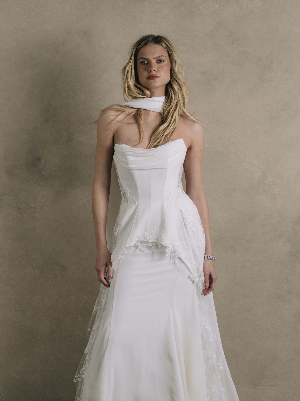 Rime Arodaky Bridal Scarlett robe de mariée corset traîne