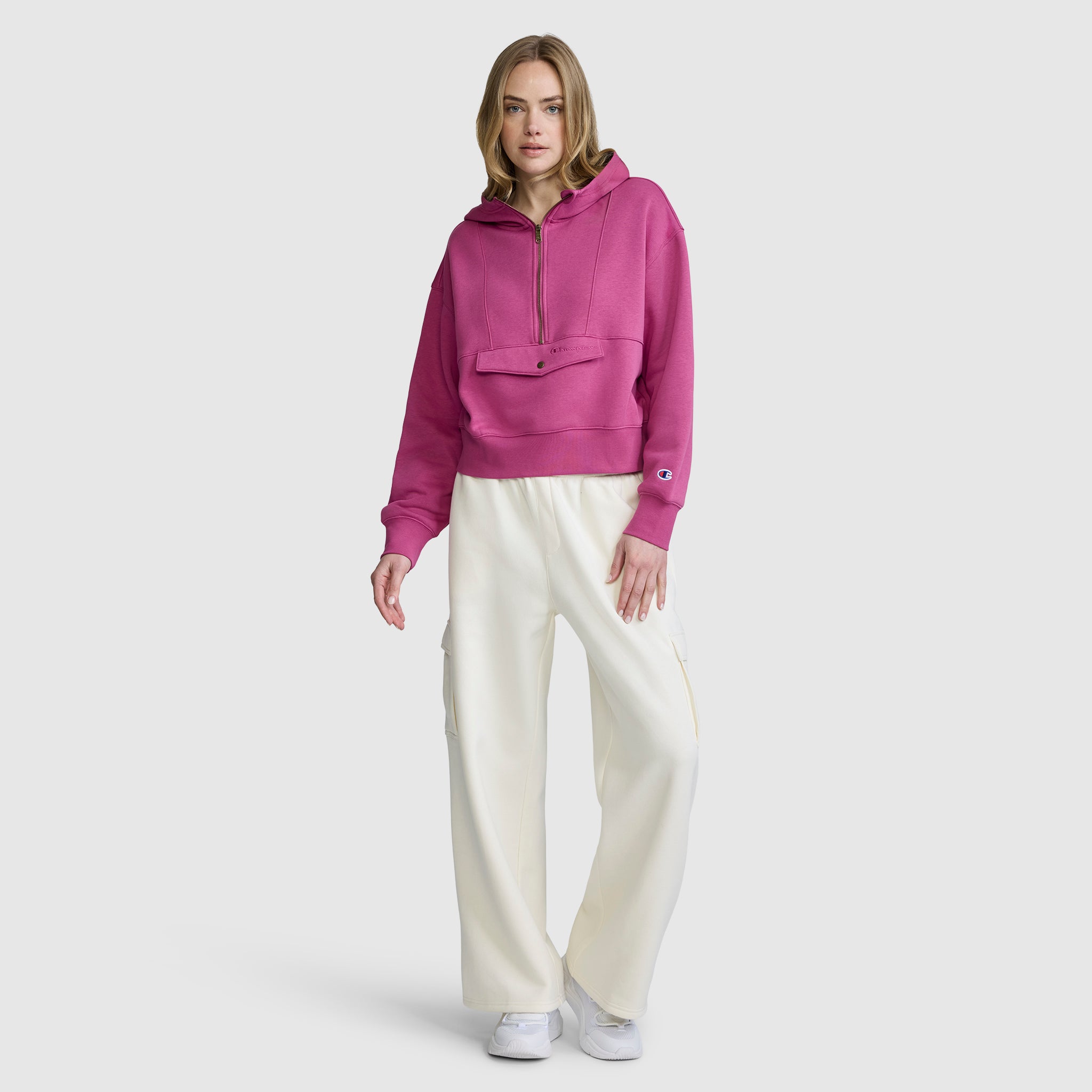 Champion Training Half-Zip sweat polaire violet Vivid Viola molleton