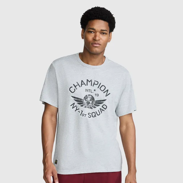 Champion NY First Squad t-shirt homme gris chiné