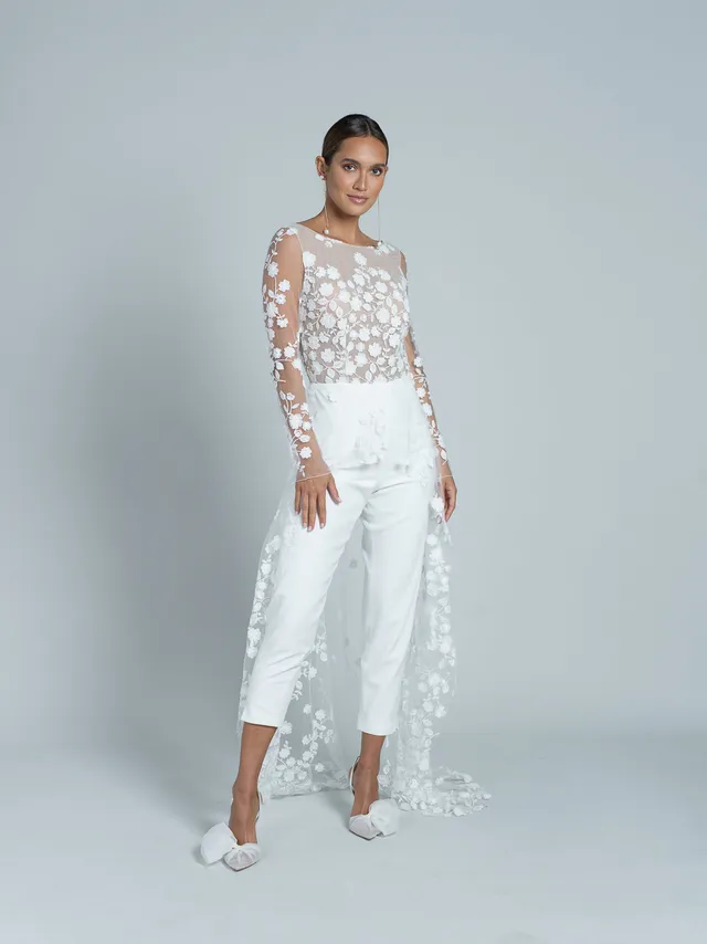 Rime Arodaky Bridal Patsy combinaison mariage dentelle