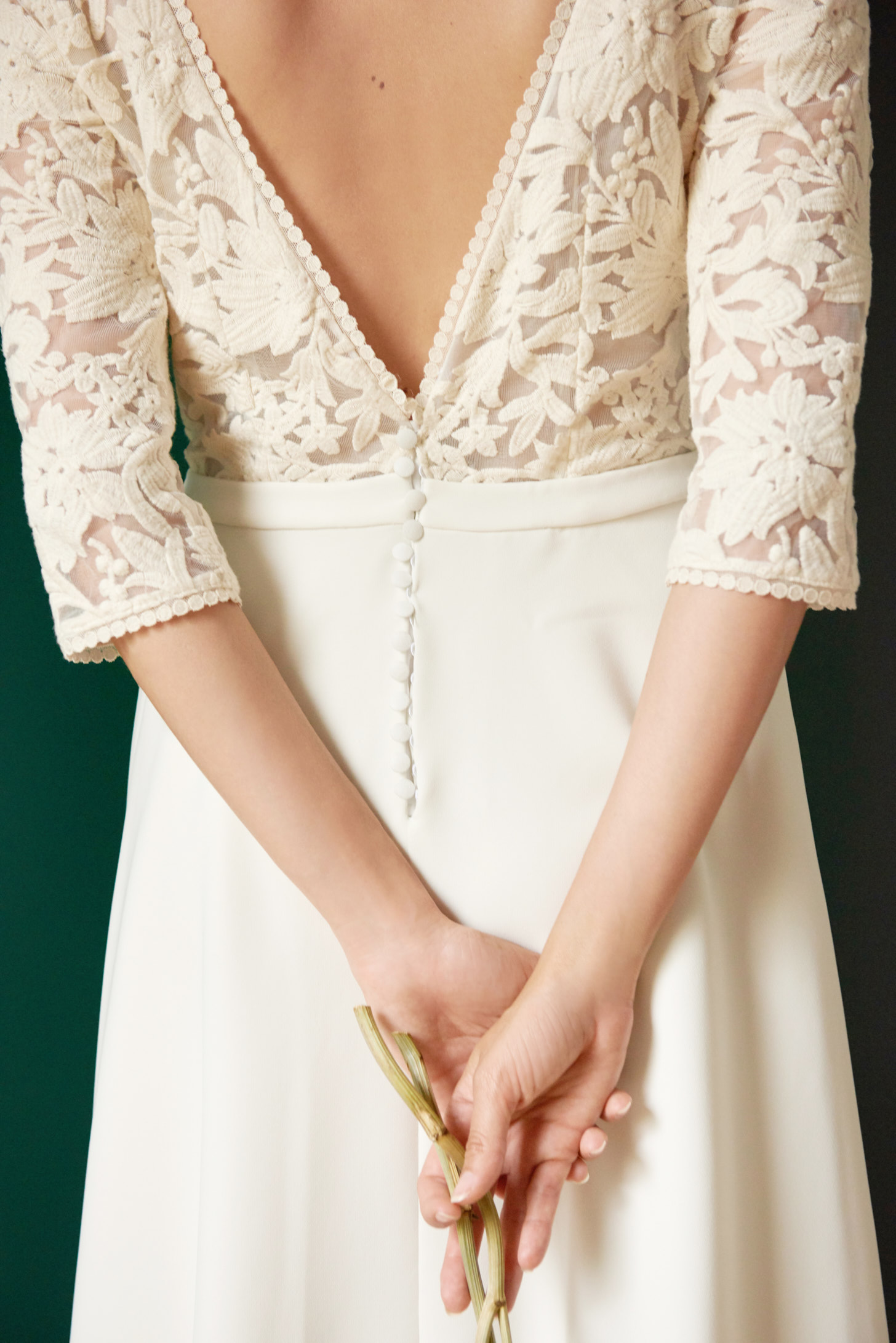 Maison Floret Sur-mesure Clyde robe tulle rebrodé