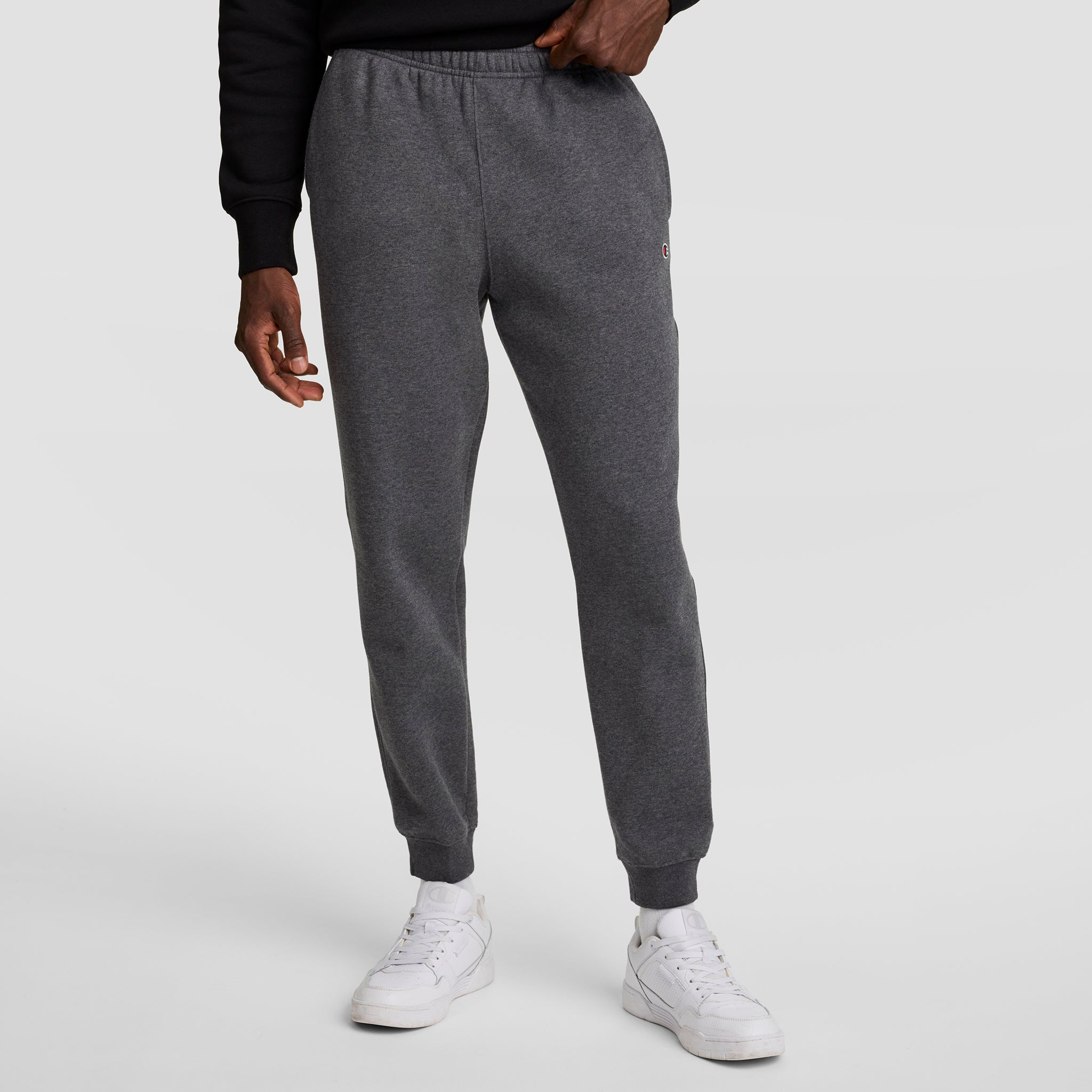 Champion Powerblend Joggers C Logo jogging Granite Heather