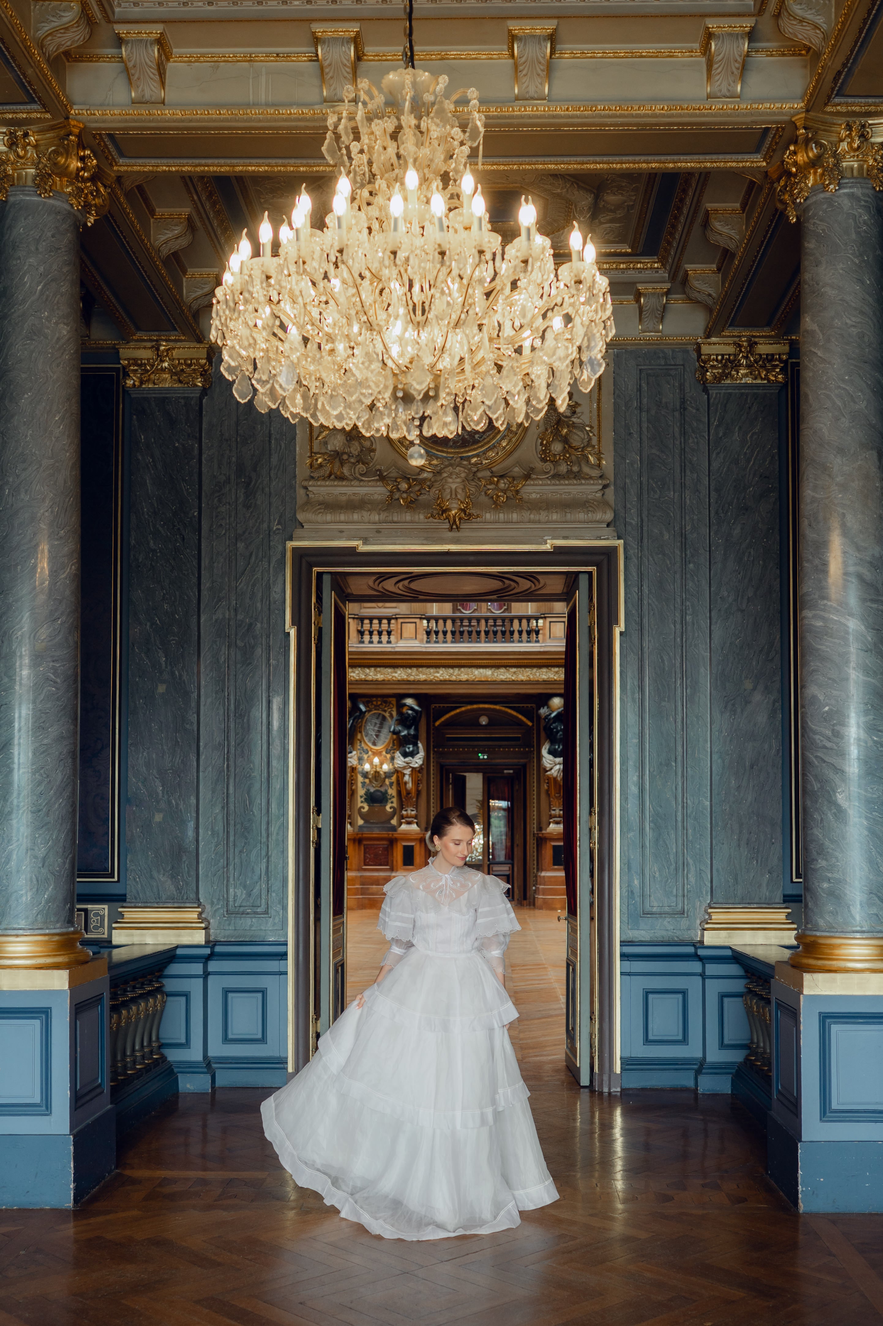 Solène Gisèle La mariée robe Prudence tulle ivoire