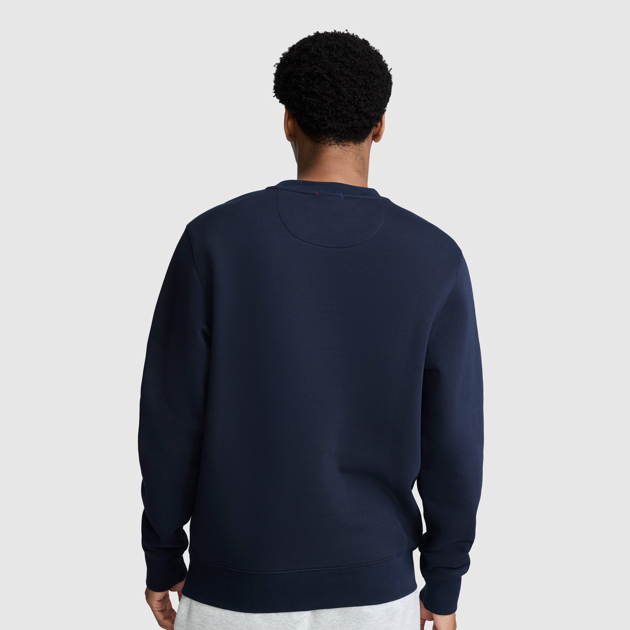 Champion Powerblend Crewneck sweat marine logo tonal