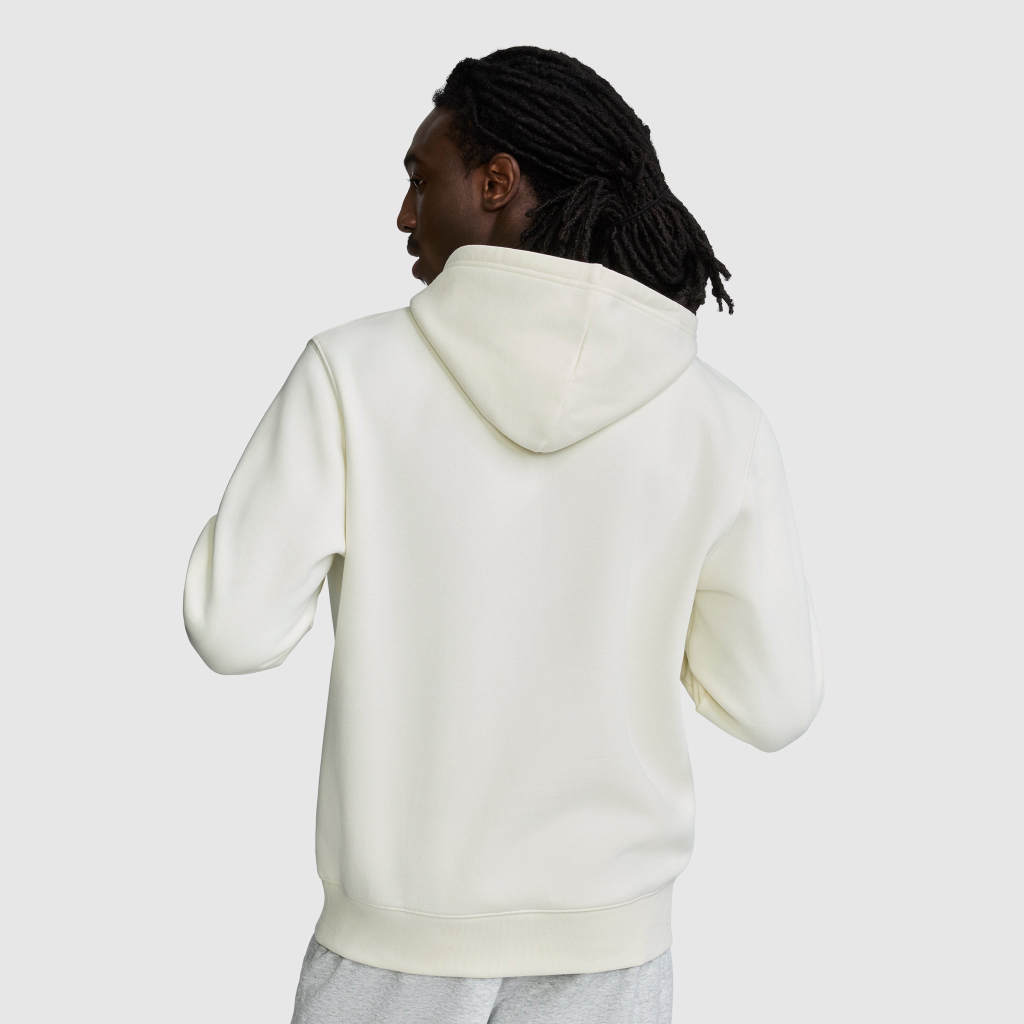 Champion Powerblend Hoodie C Logo sweat à capuche coton écru