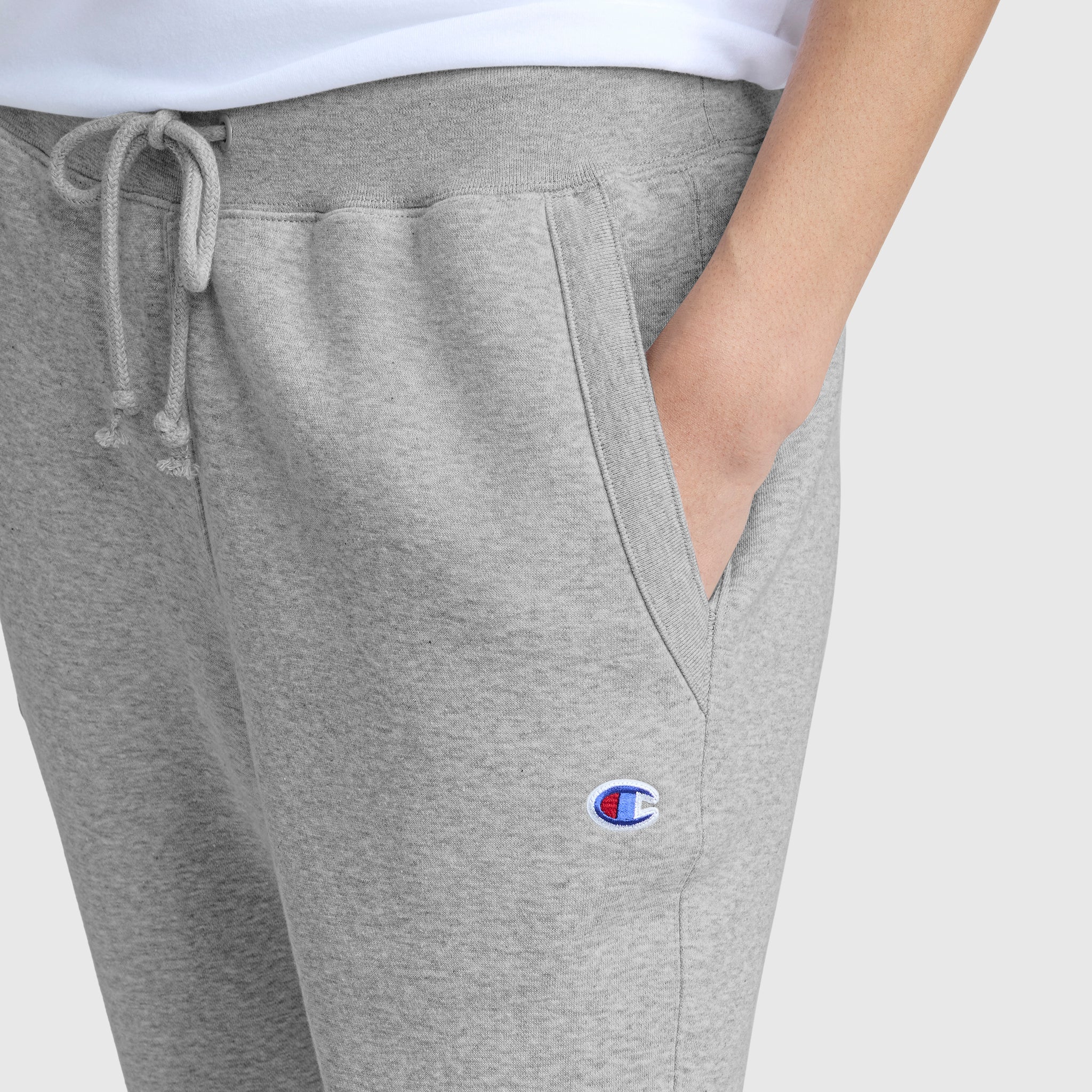 Champion Powerblend jogging droit gris molleton homme