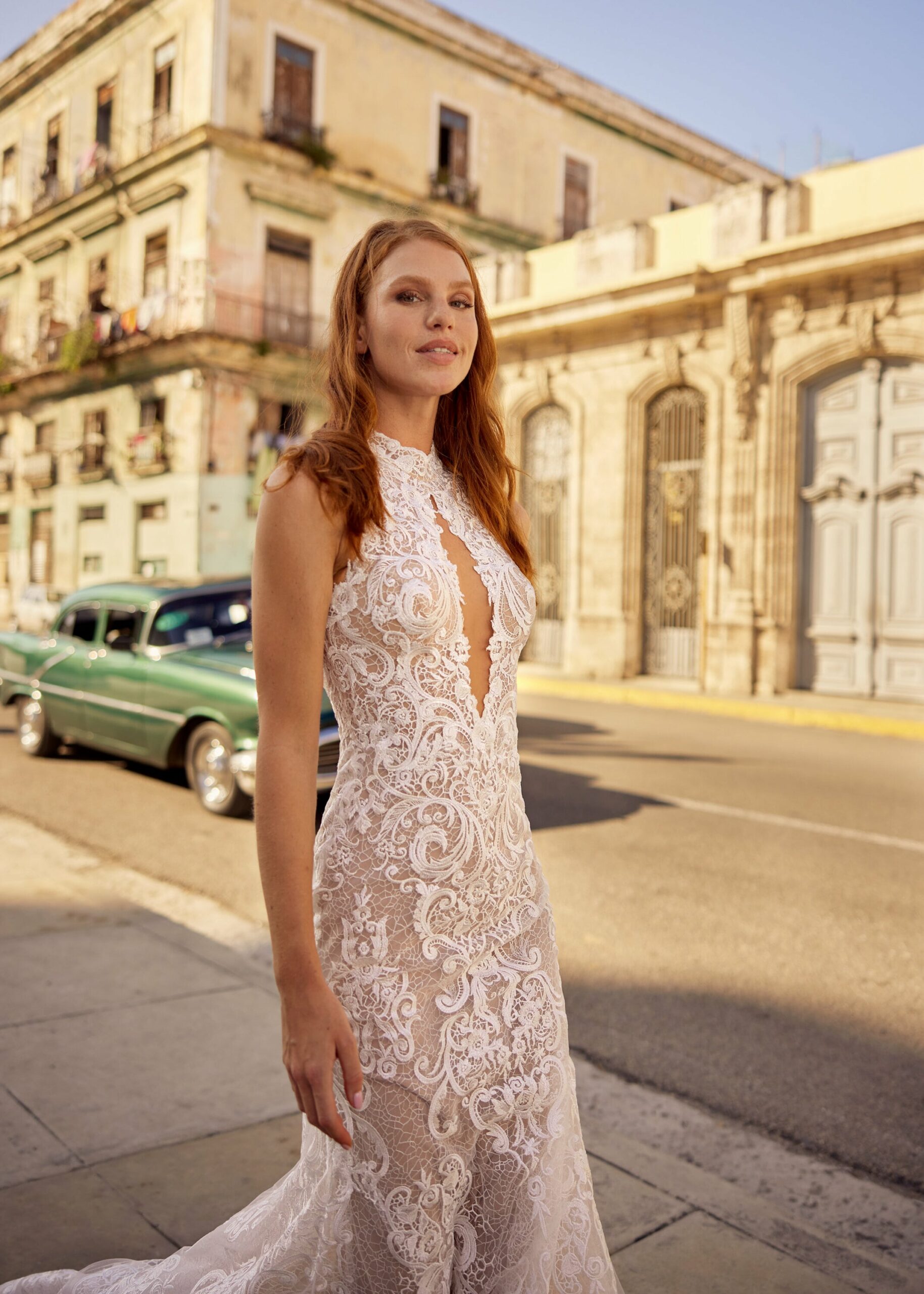 Hervé Paris Libre Linden robe de mariée ivoire satin