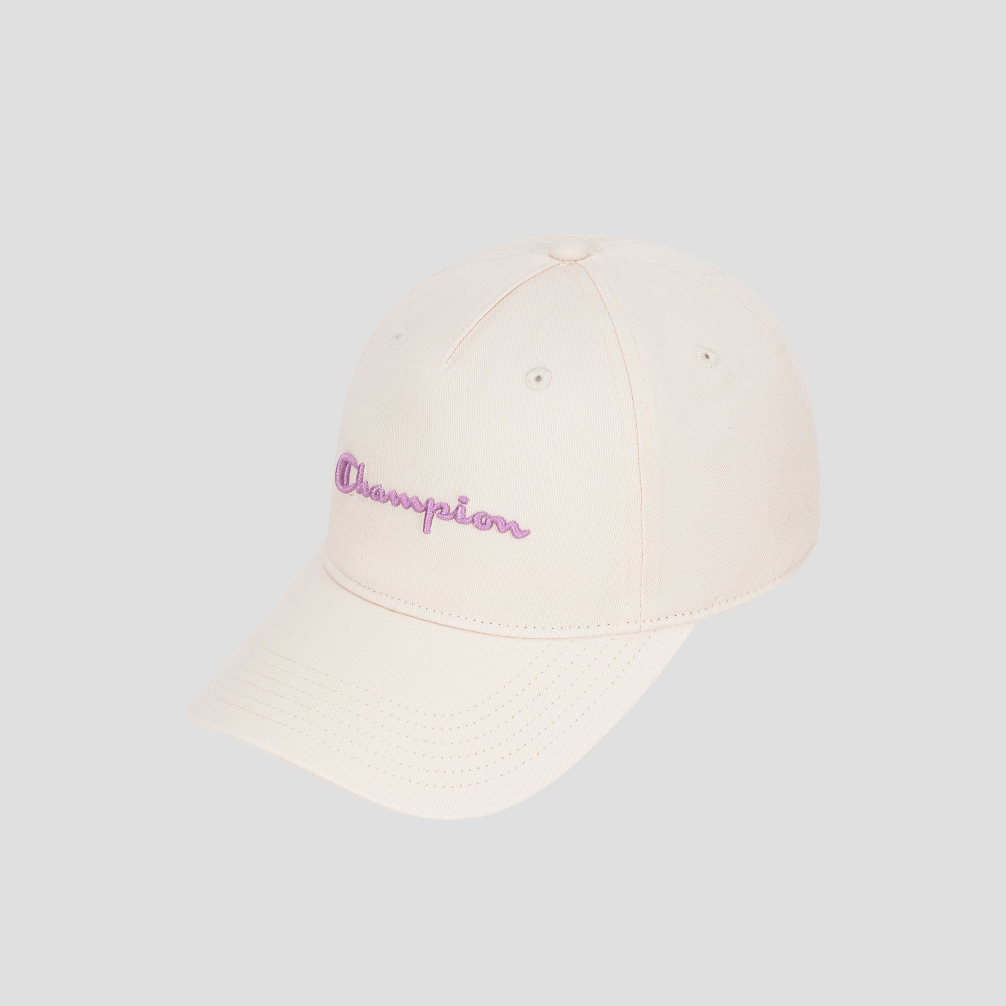 Champion Script Embroidery Adjustable Cap casquette rose ivoire