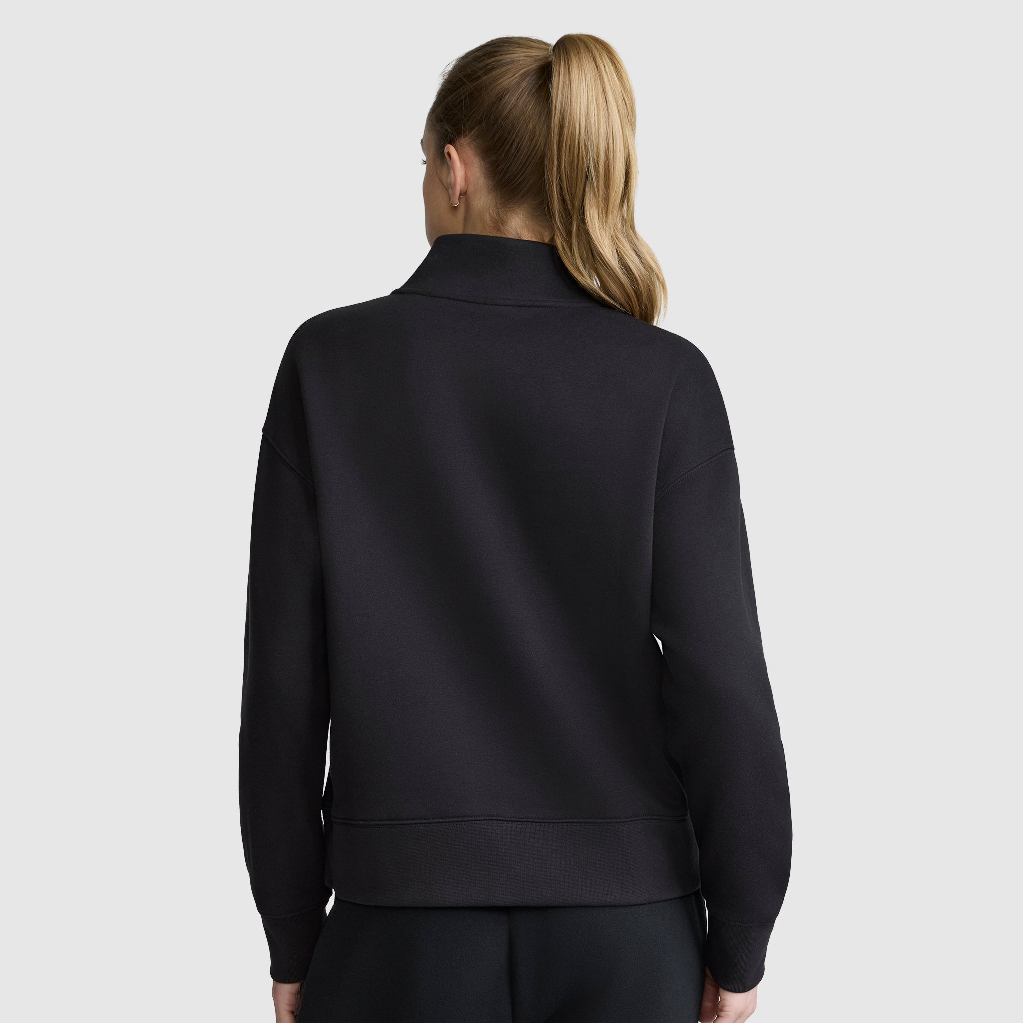 Champion Fleece Mockneck Quarter-Zip sweat Noir