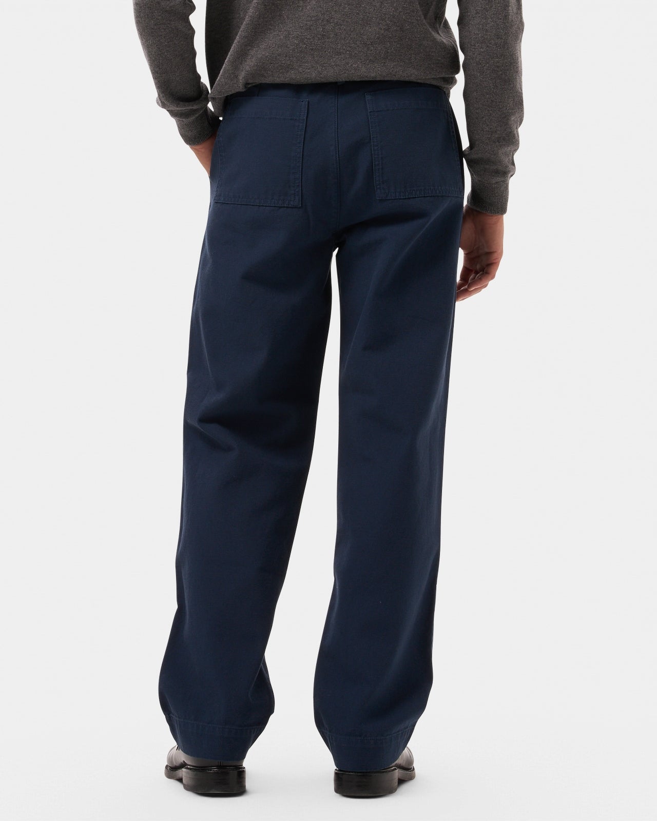 LAFAURIE GABIN Bleu de Minuit pantalon casual canevas coton