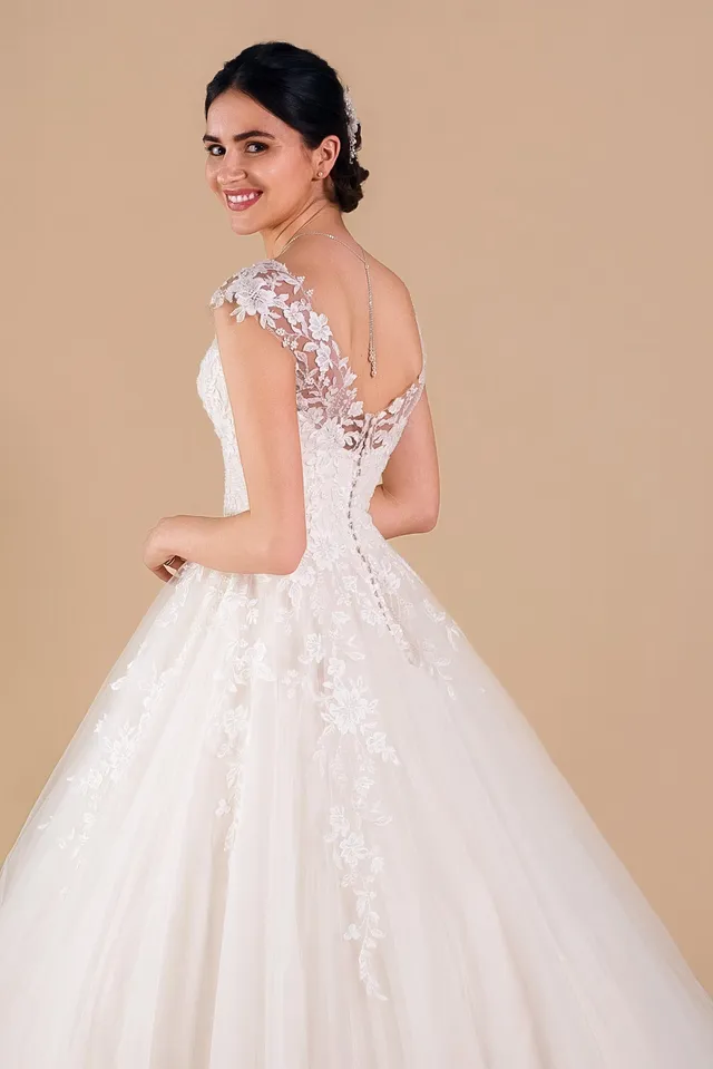 Le Jour de Notre Oui Intemporel robe de mariée blanche