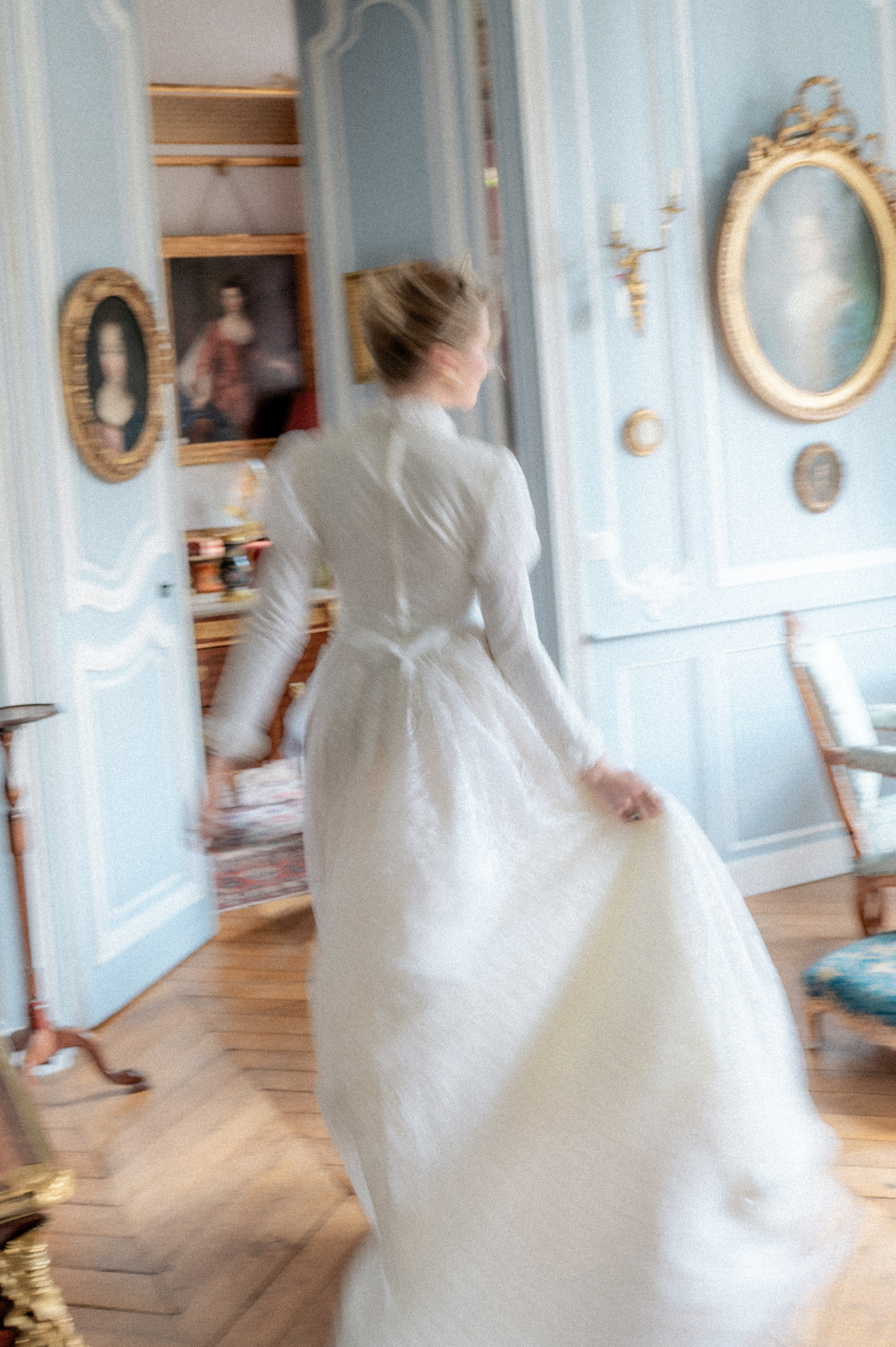 Solène Gisèle La mariée Henriette robe de mariée dentelle 36 traîne