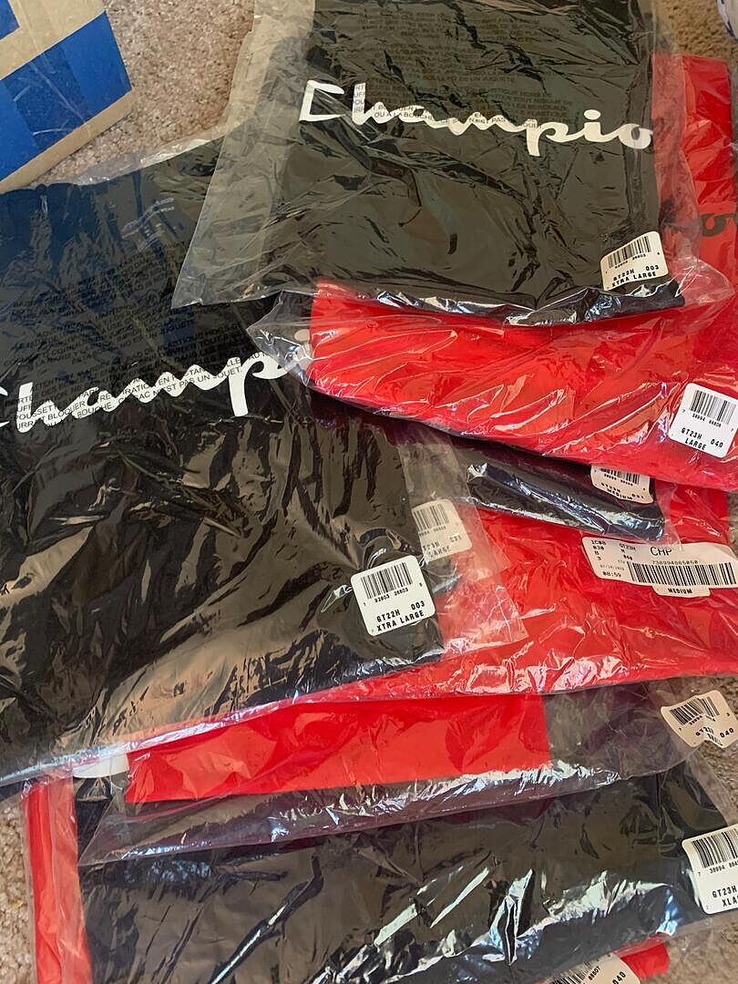 Champion Classic Graphic Script Logo t-shirt homme Deep Navy coton