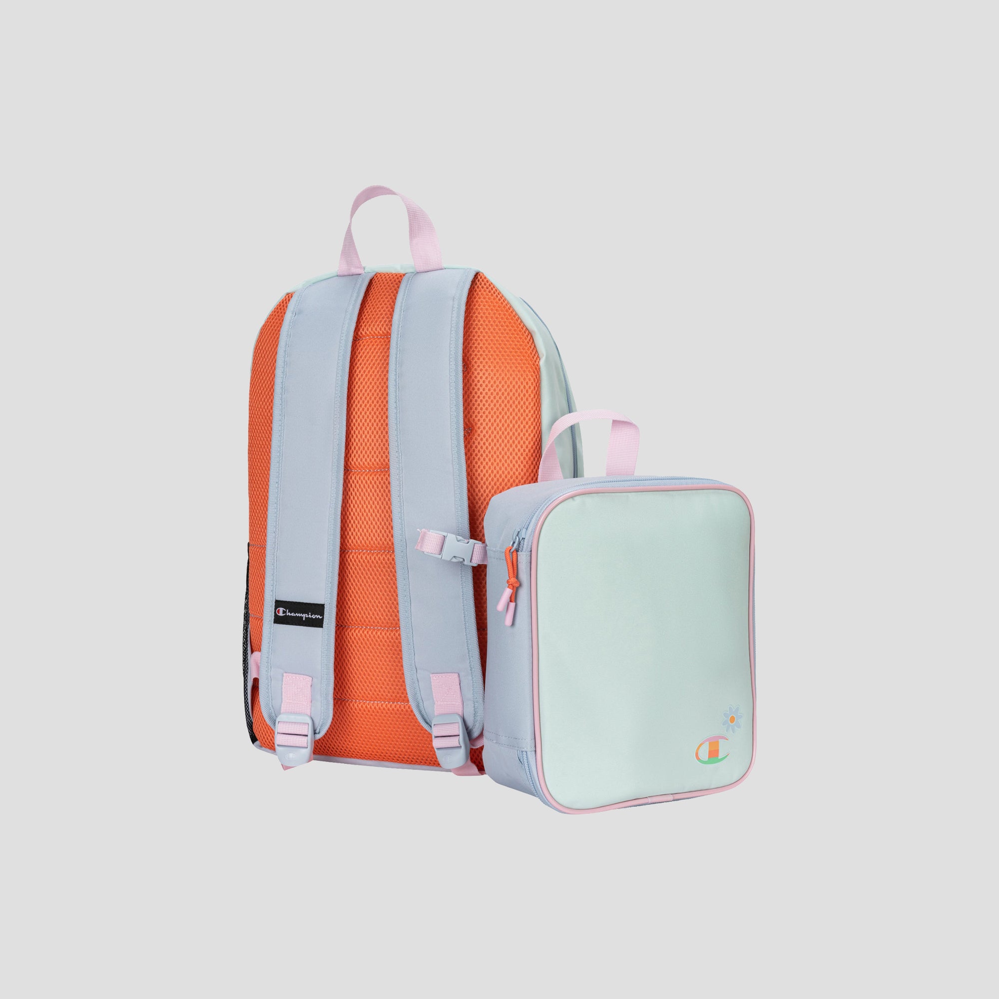 Champion Mode sac à dos enfant Blue/Aqua avec lunch box