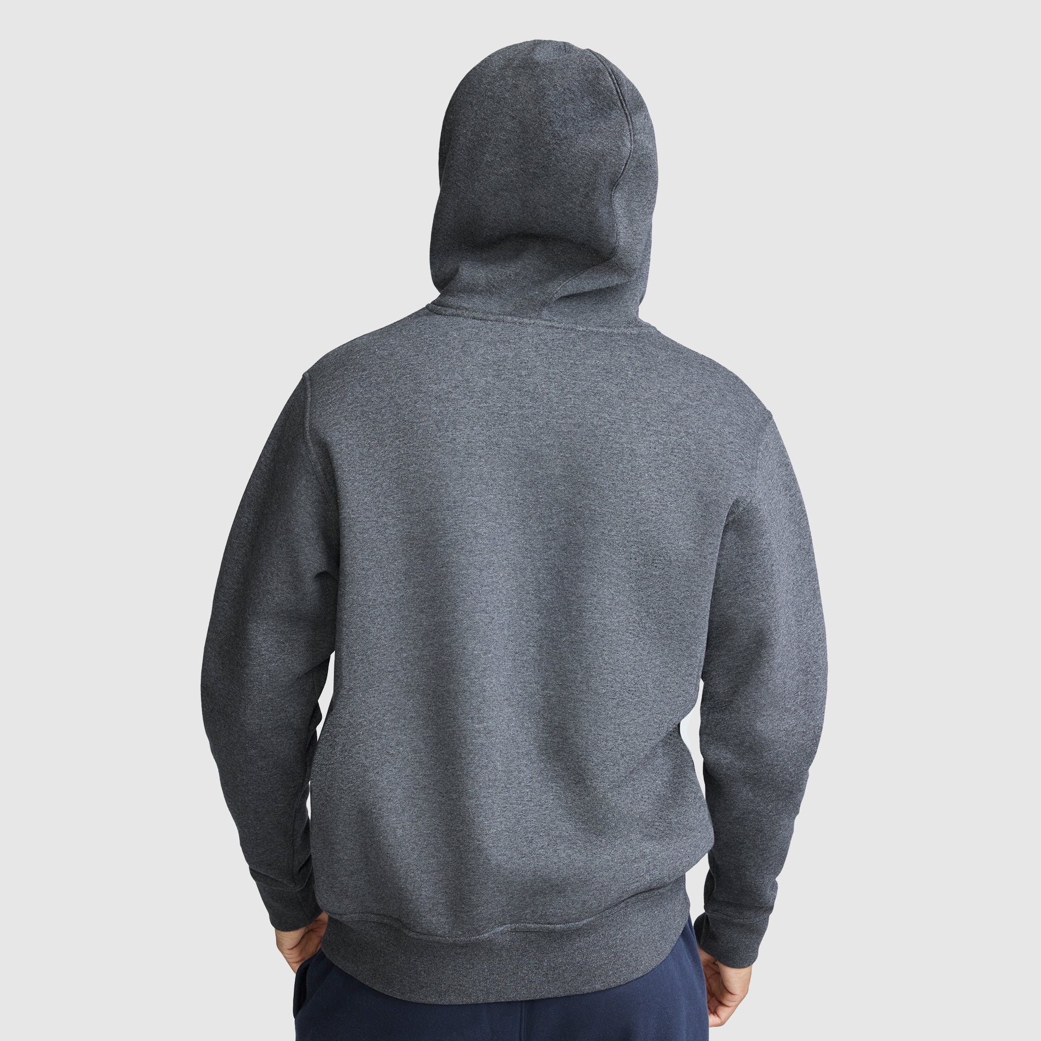 Champion Powerblend Full-Zip Hoodie sweat homme Gris molleton