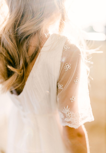 Le Jour de Notre Oui Thelma Blanc robe cortège enfant tulle