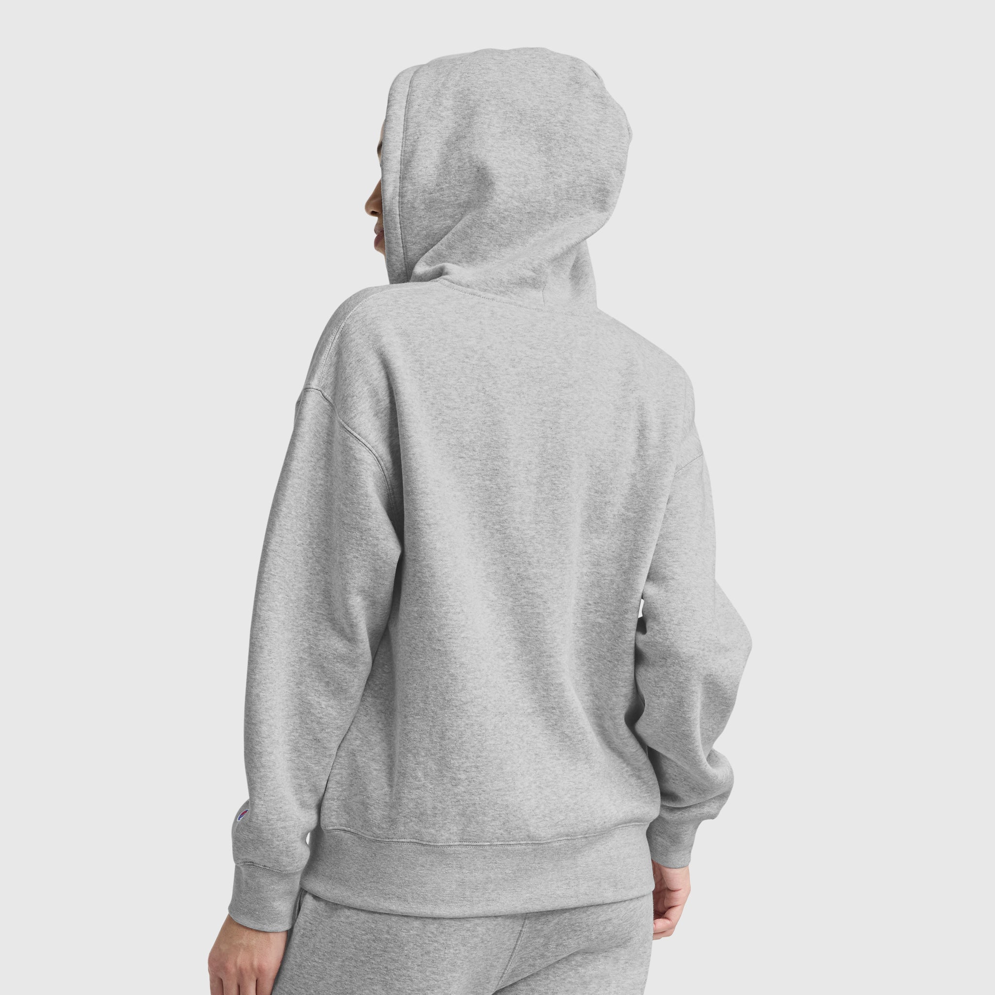 Champion Powerblend sweat zippé femme gris molleton