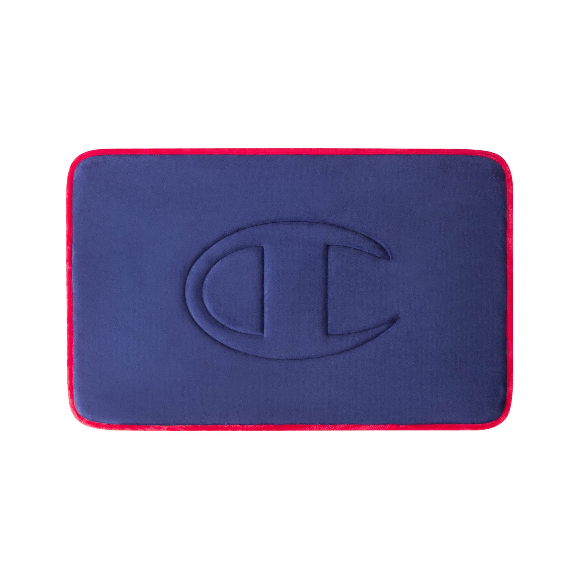 Champion Quilted Logo tapis de bain matelassé bleu foncé 17x24