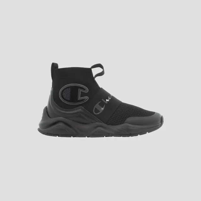 Champion Rally Pro baskets enfant noir stealth montantes