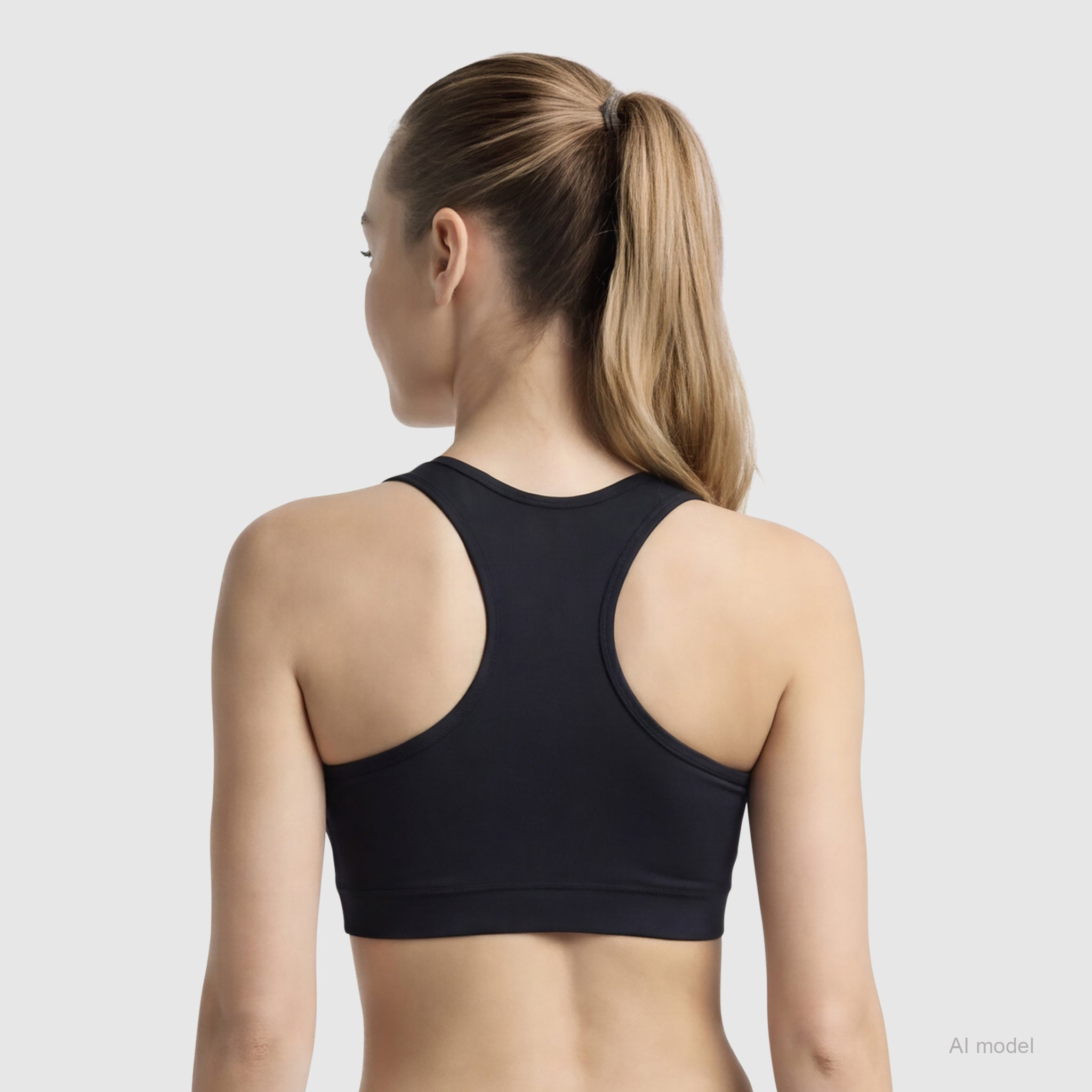 Champion Sports Bra Script Logo brassière noire coton S-2XL