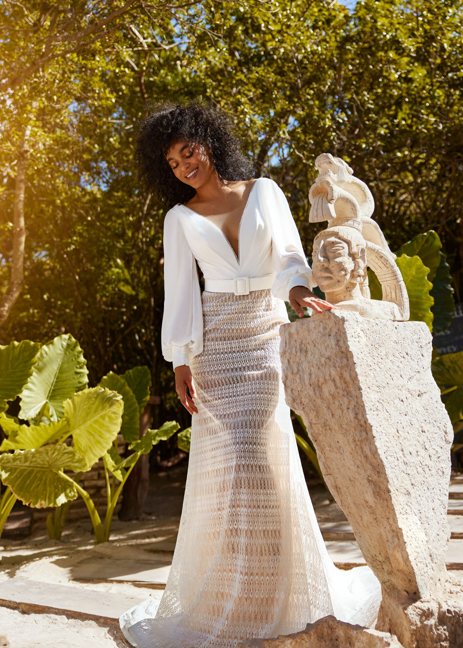 Hervé Paris Mystical Bellini robe de mariée longue