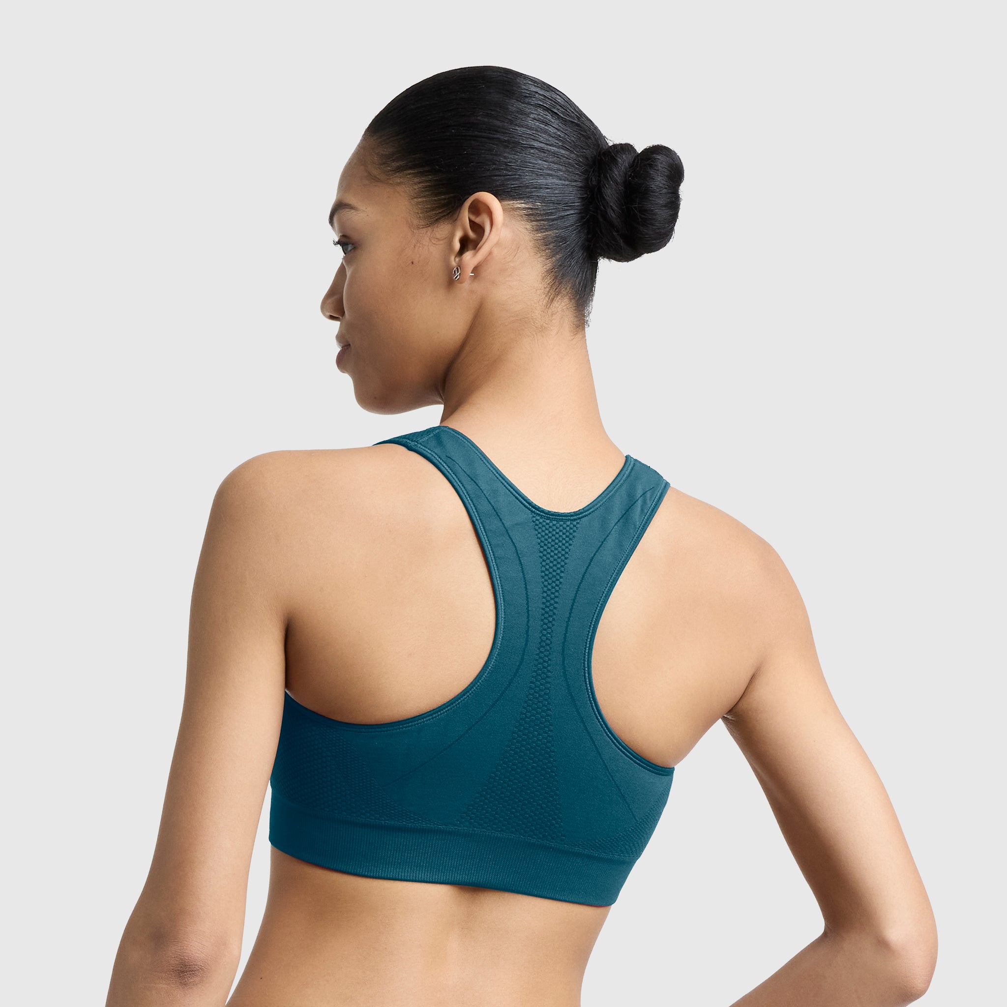 Champion Seamless Racerback Brassière de sport Deep Teal sans armatures