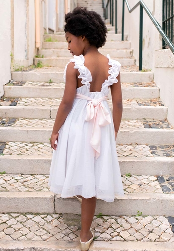 Le Jour de Notre Oui Scarlett tenue enfant blanche mariage