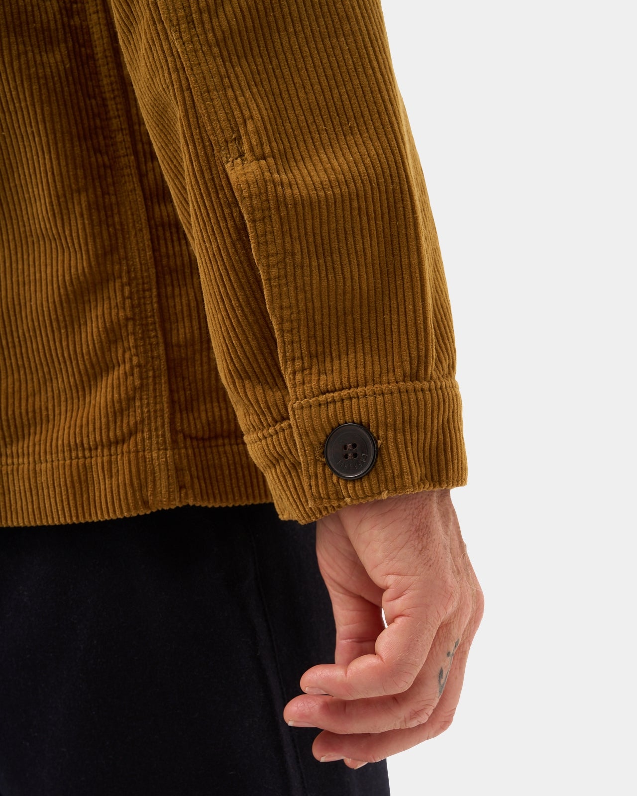 LAFAURIE ESTEVE Jaune Cumin veste peintre velours coton