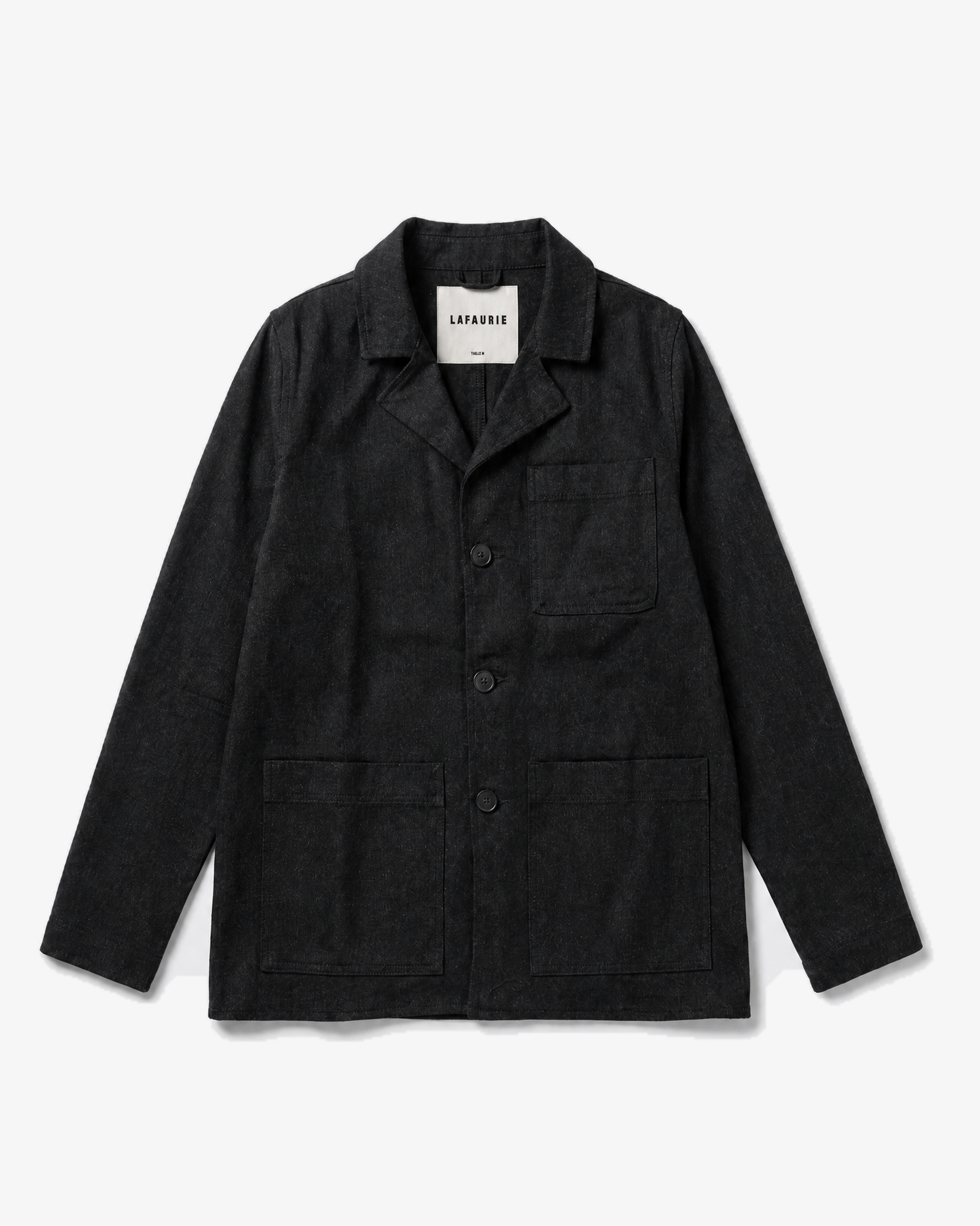 LAFAURIE ANDREU Flanelle veste gris anthracite laine