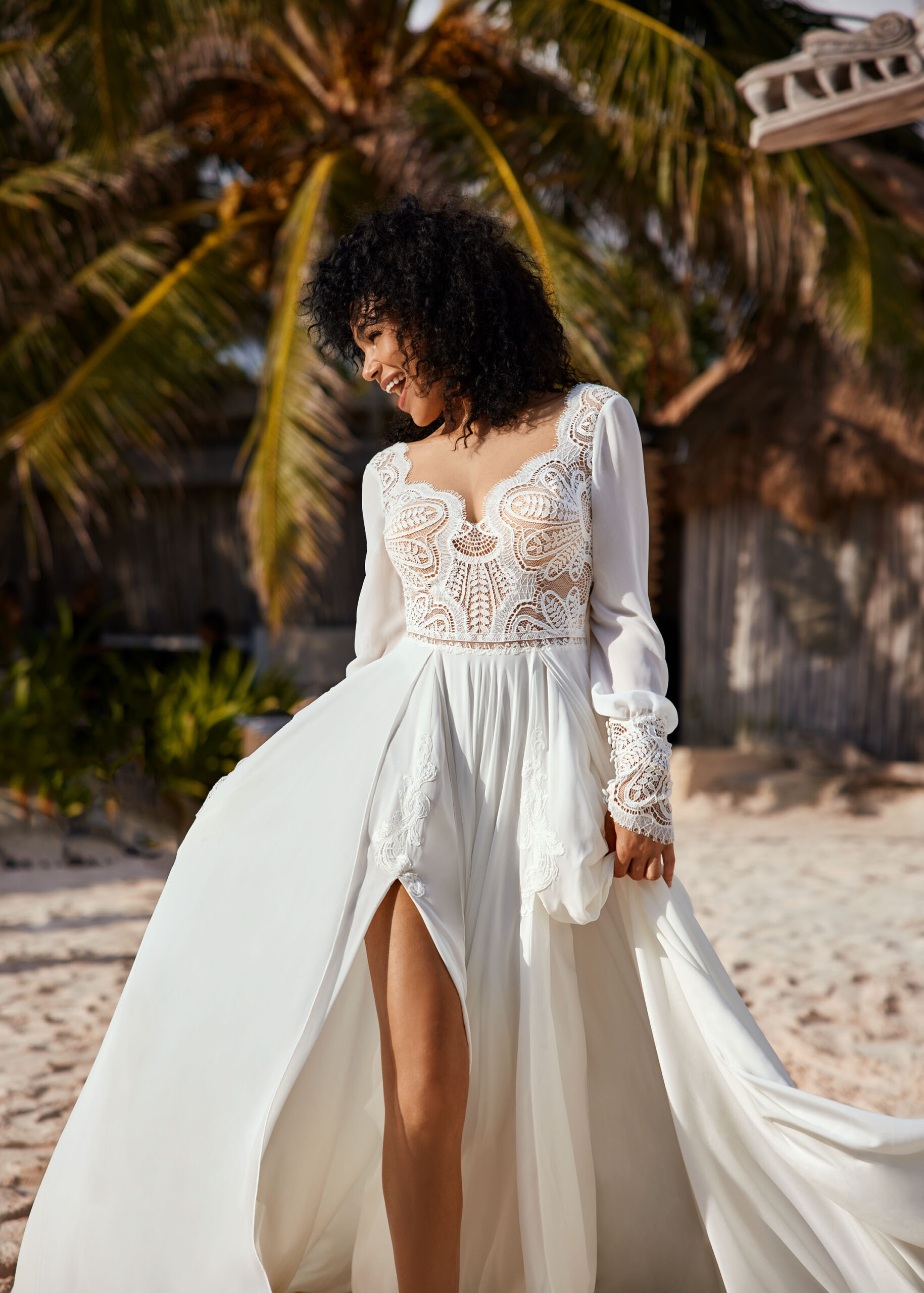 Hervé Paris Mystical Collection Becca robe de mariée dentelle