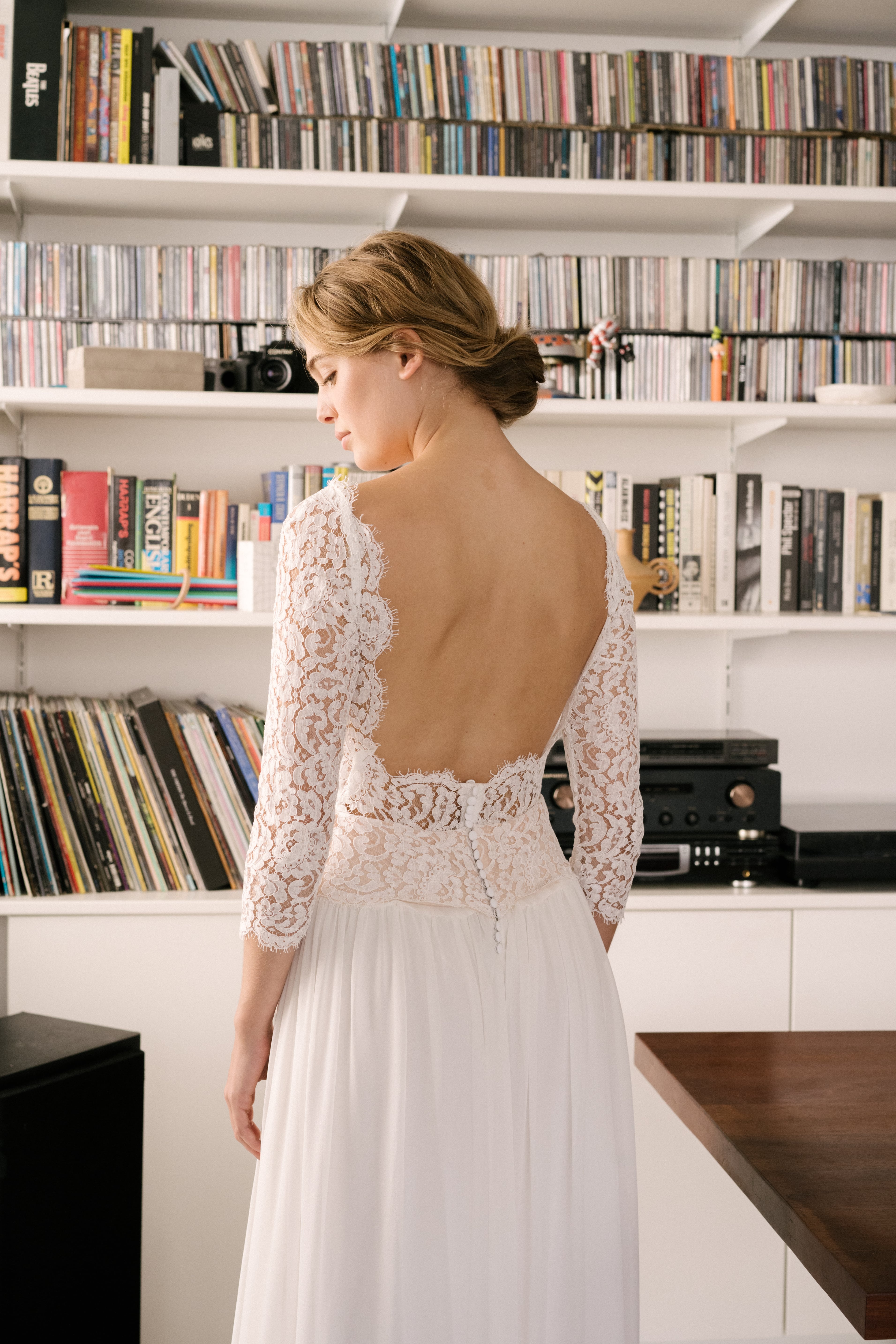 Maison Floret Sur-mesure Carl robe de mariée dentelle Calais