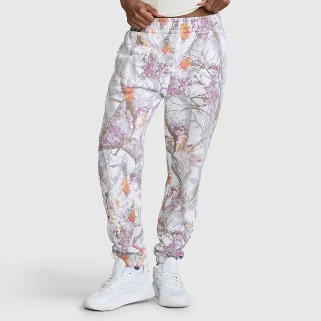 Champion Powerblend jogging boyfriend blanc imprimé coton