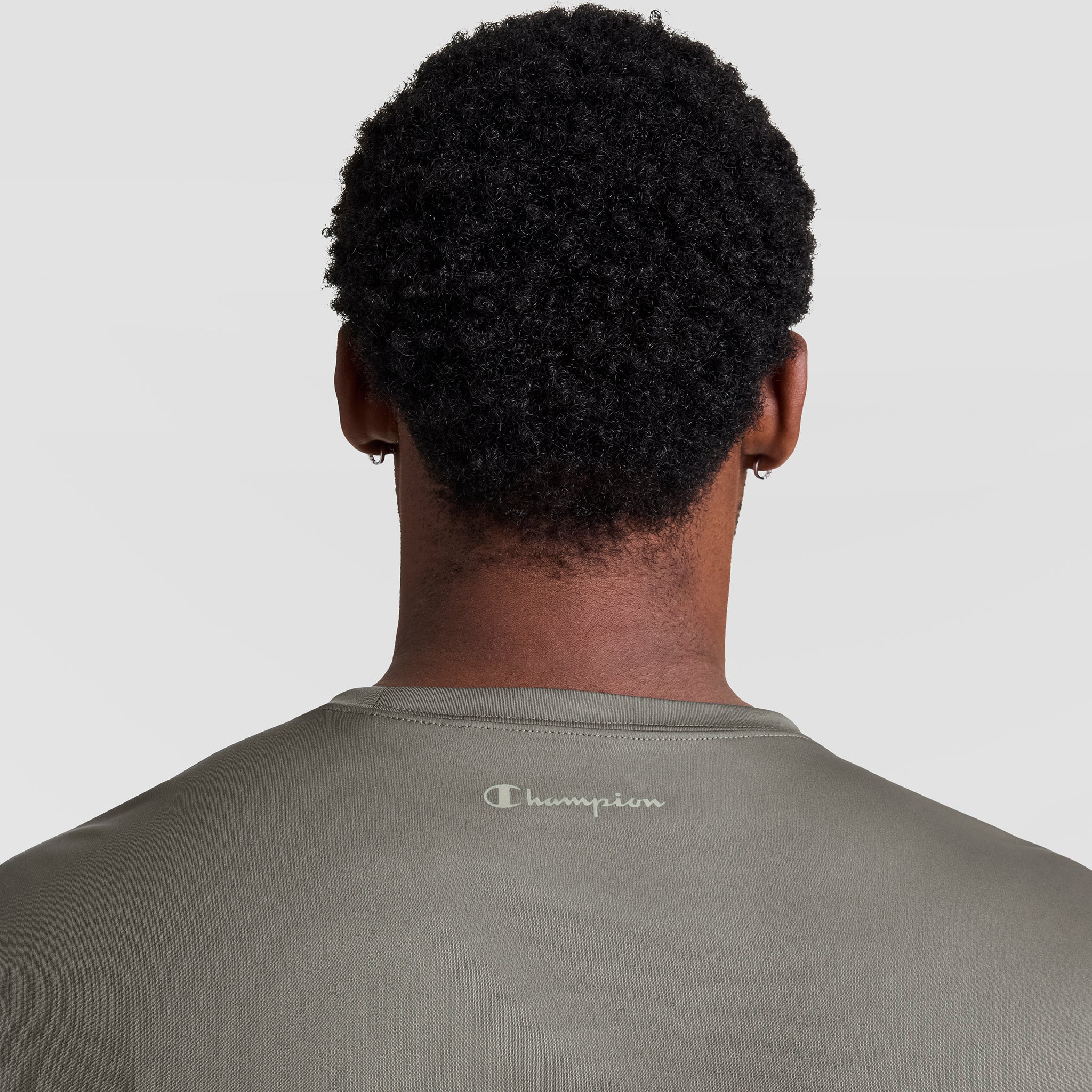 Champion Sport Reflective C Logo t-shirt gris Stone Grey Big