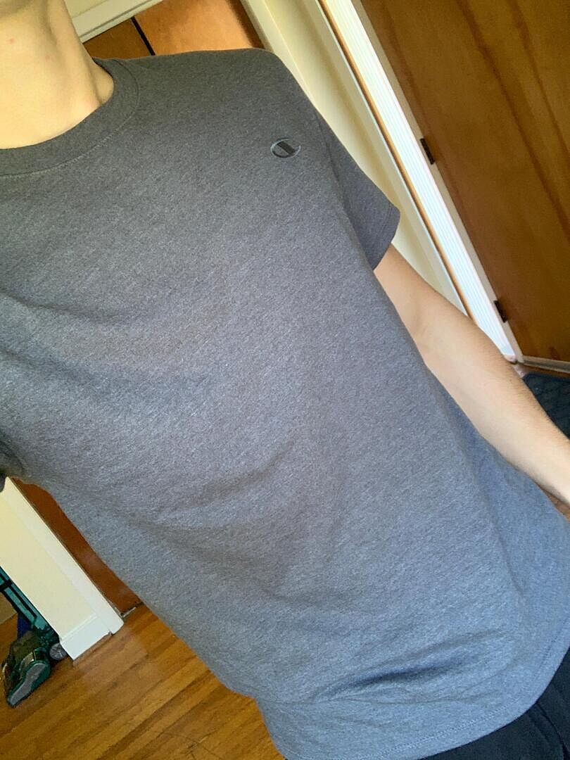 Champion Classic C Logo t-shirt homme Deep Navy coton