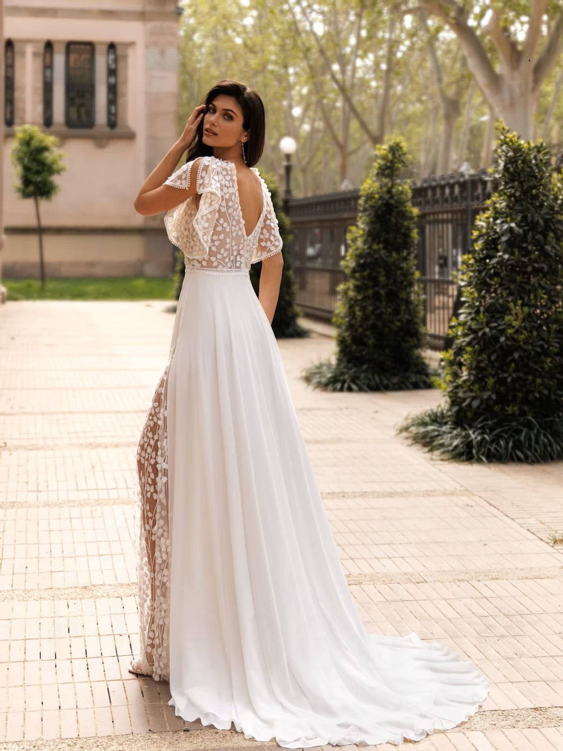 Le Jour de Notre Oui Destinée robe de mariée blanche
