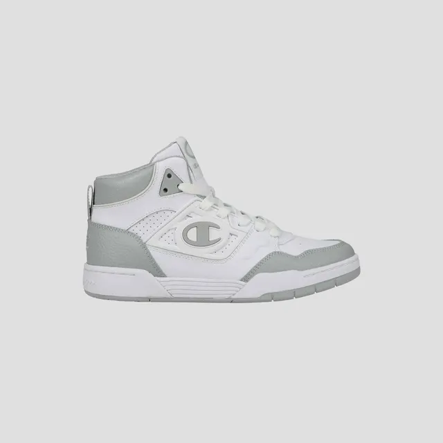 Champion Men's 5-on-5 High baskets blanc gris montantes
