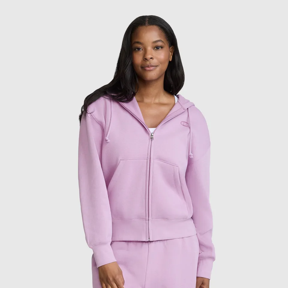 Champion Powerblend sweat zippé à capuche Smoky Grape molleton