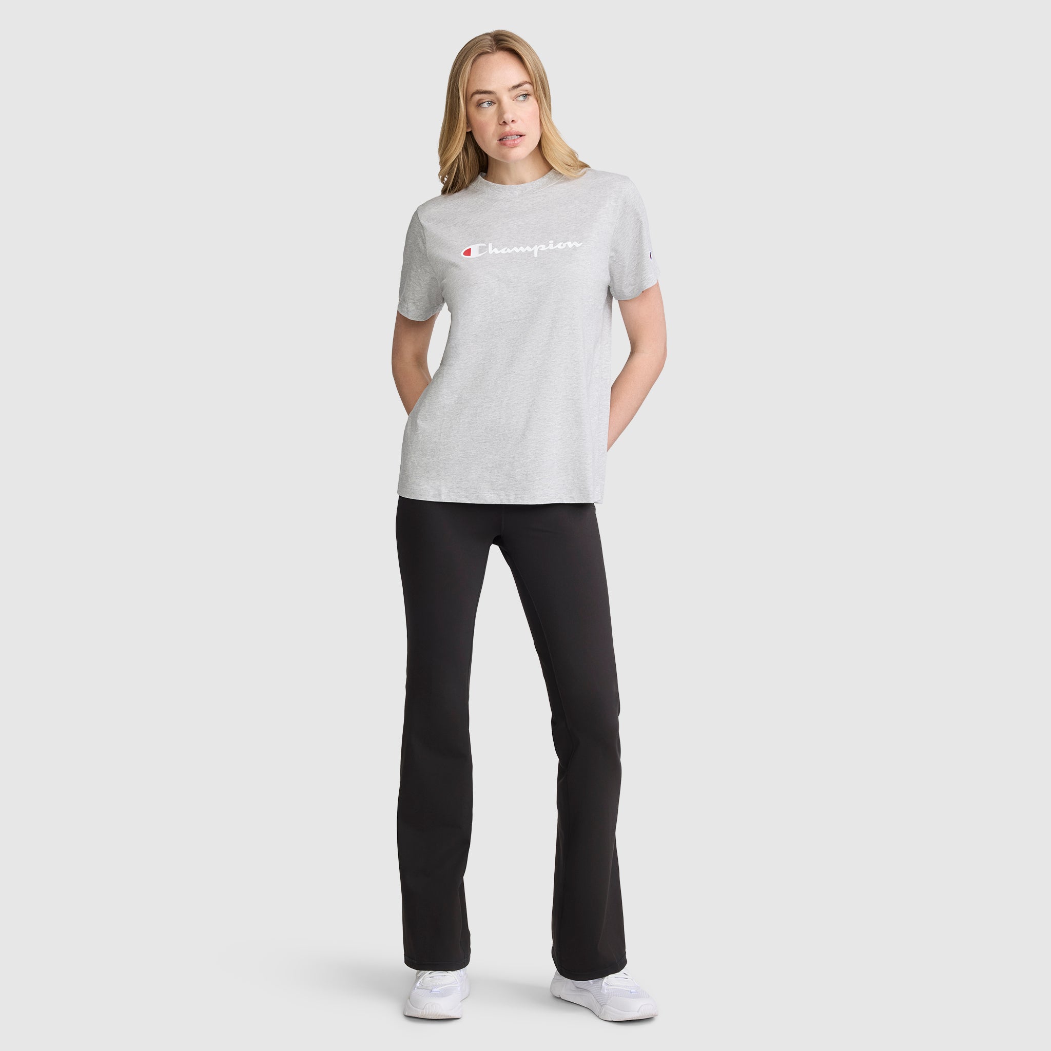 Champion Soft Touch Flare legging évasé noir anti-odeur taille haute