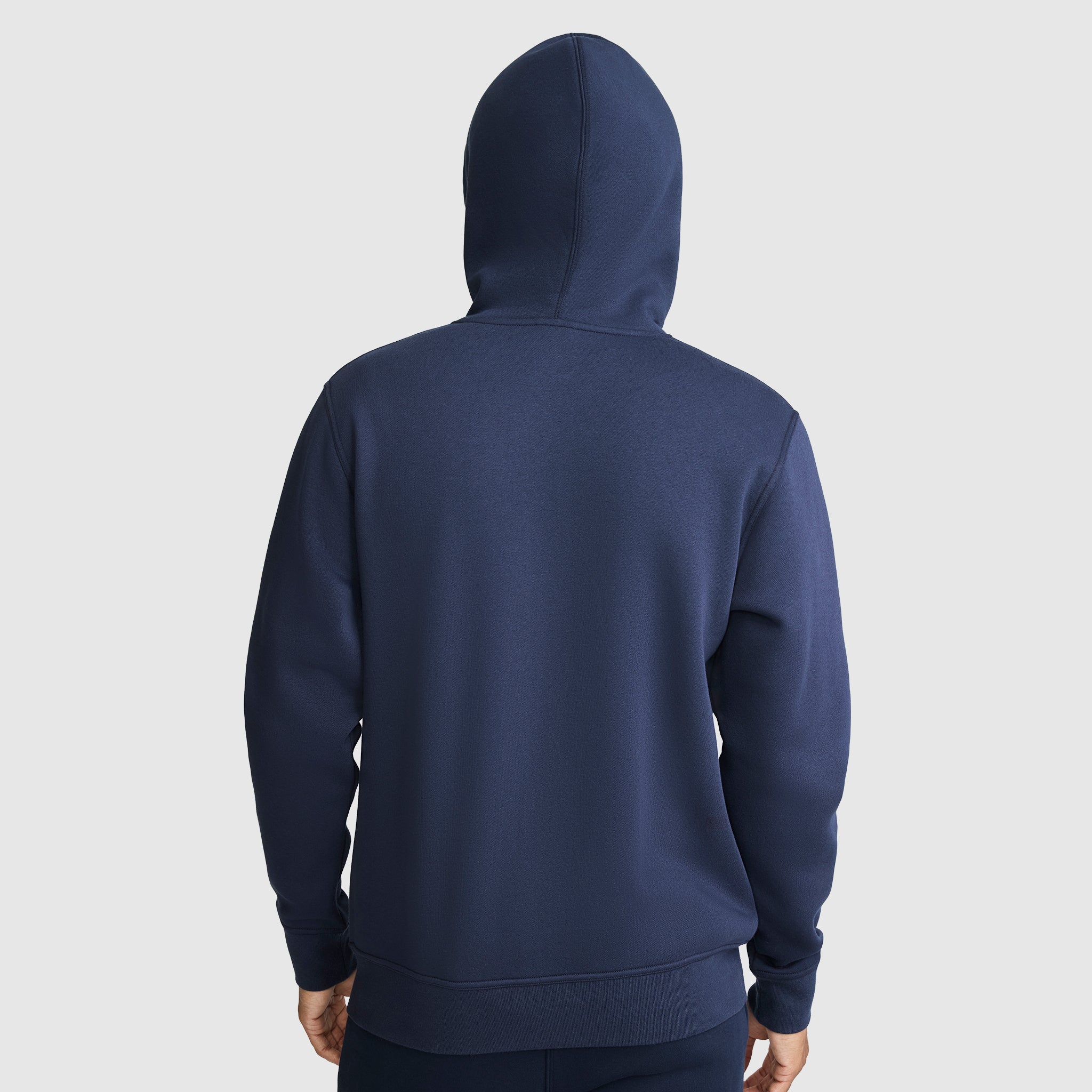 Champion Powerblend Full-Zip Hoodie sweat zippé Navy gratté